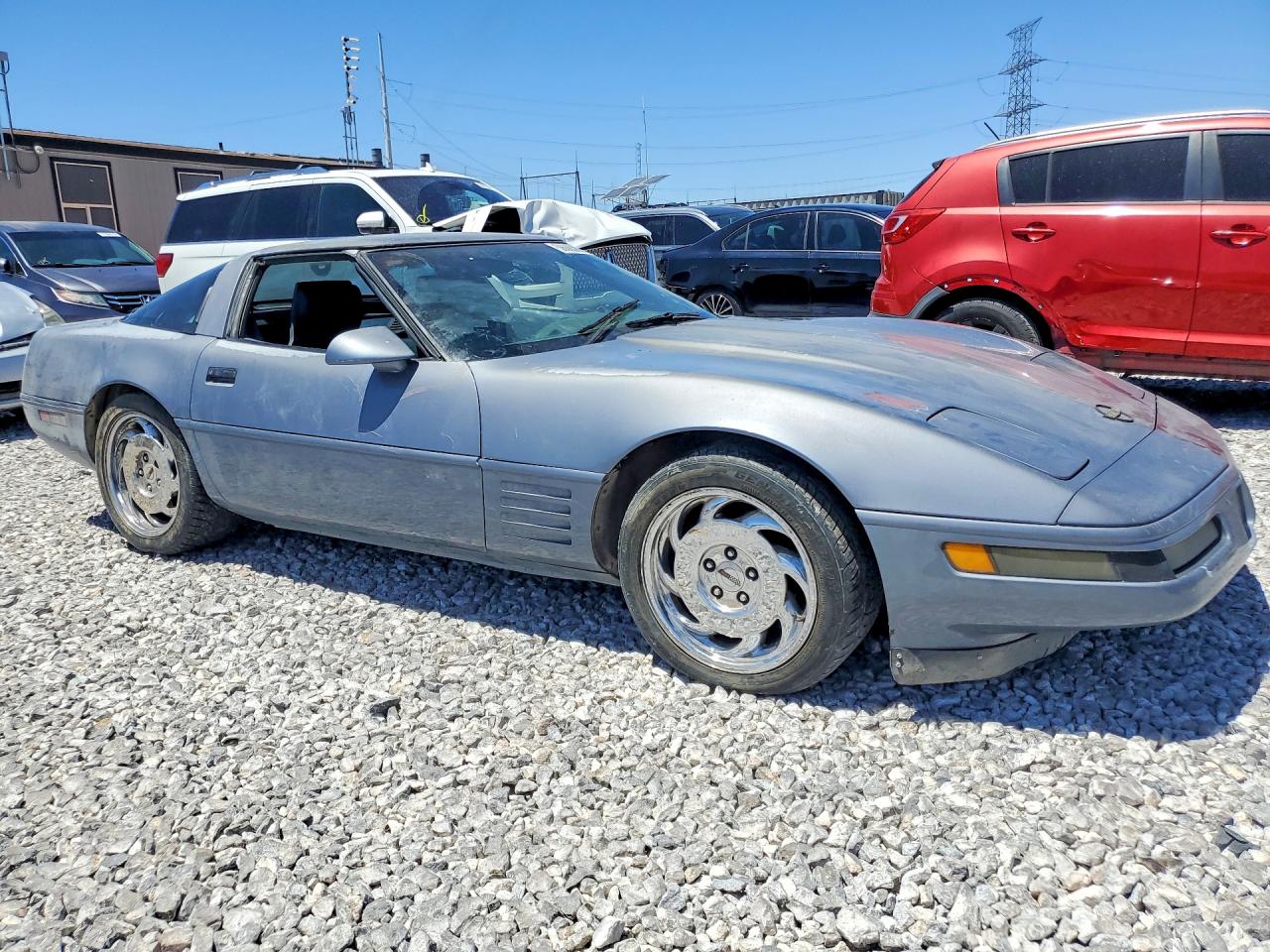 1991 Chevrolet Corvette Gray vin: 1G1YY2382M5104810