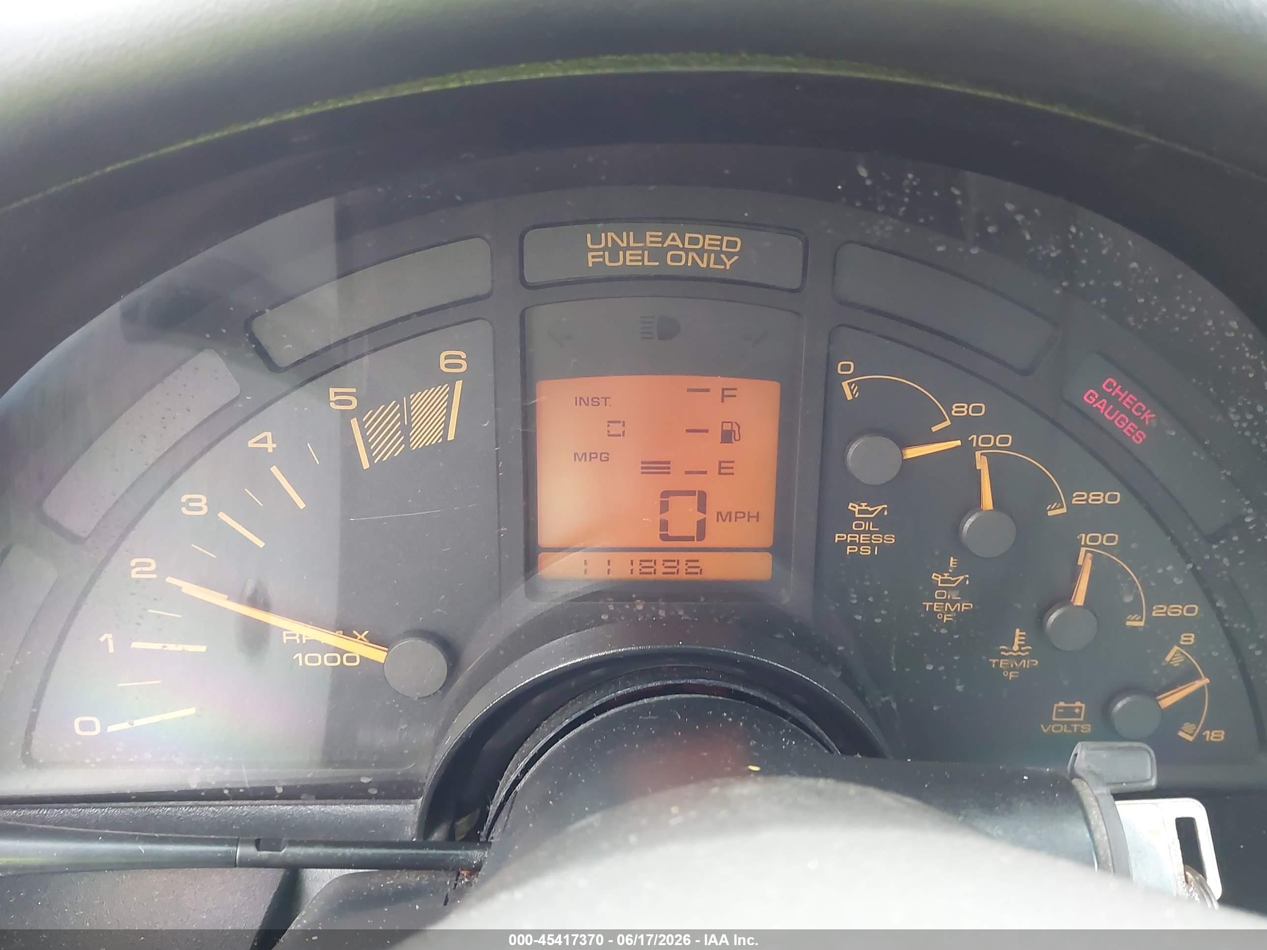1990 Chevrolet Corvette Brown vin: 1G1YY2383L5118326
