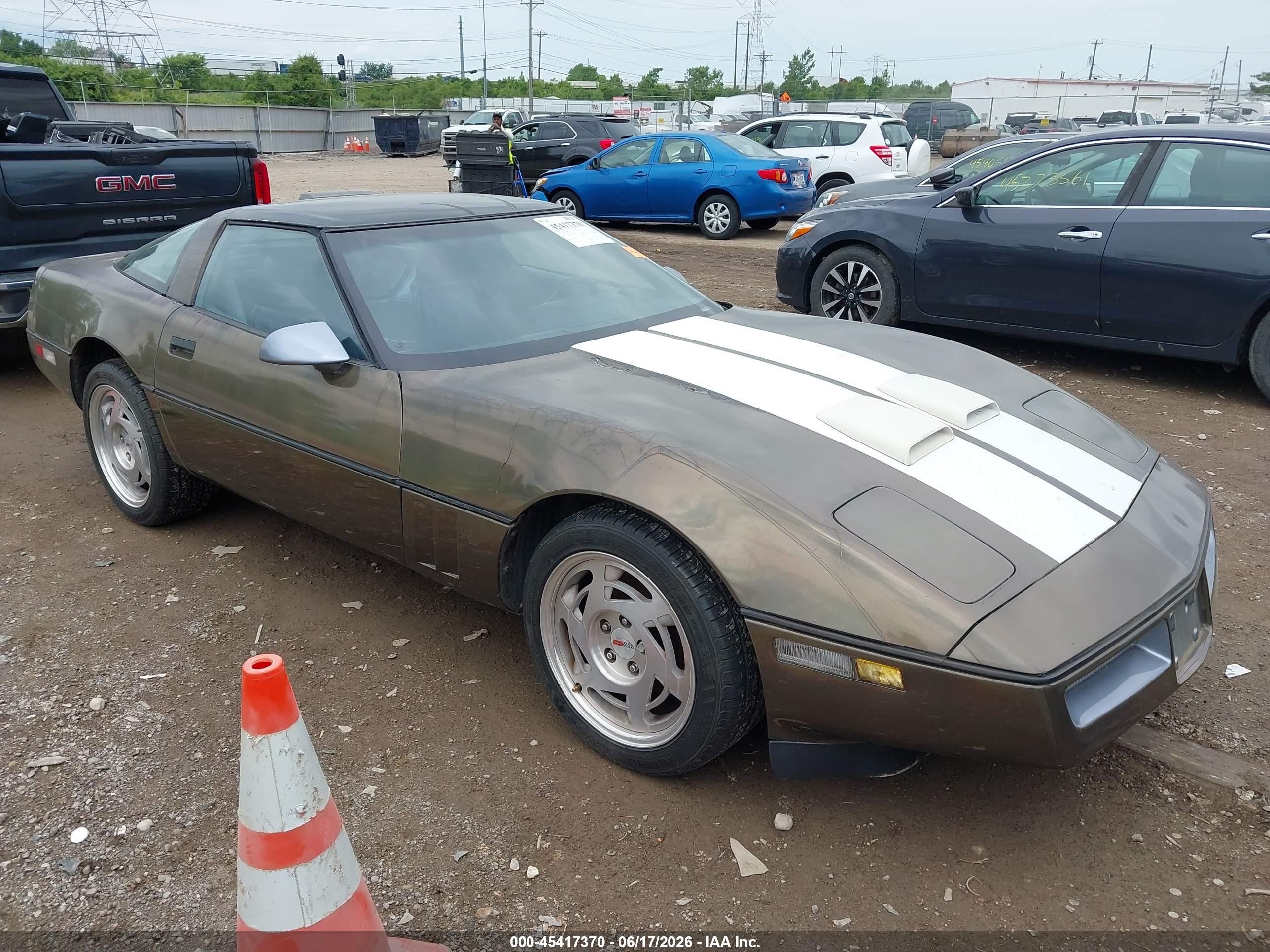 1990 Chevrolet Corvette Brown vin: 1G1YY2383L5118326