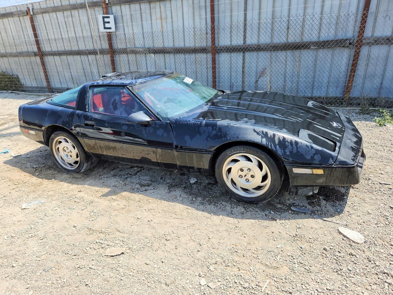 1990 Chevrolet Corvette Black vin: 1G1YY2389L5101675
