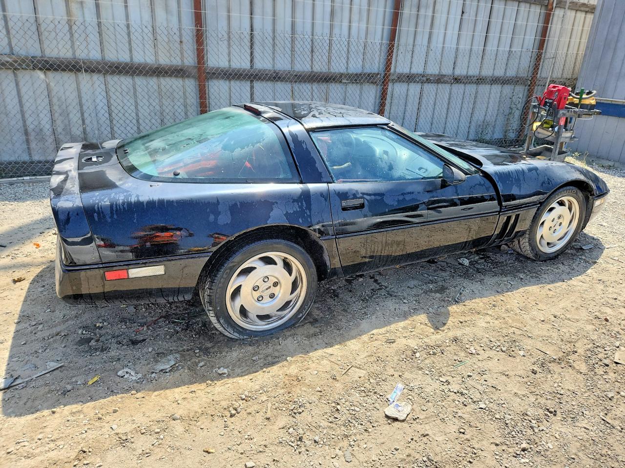 1990 Chevrolet Corvette Black vin: 1G1YY2389L5101675
