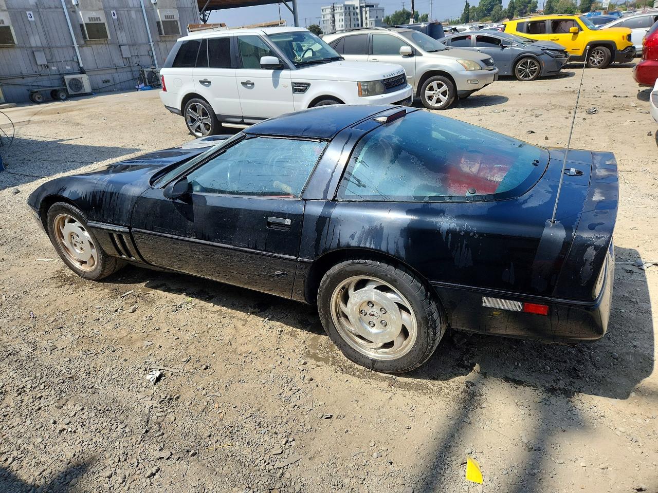 1990 Chevrolet Corvette Black vin: 1G1YY2389L5101675
