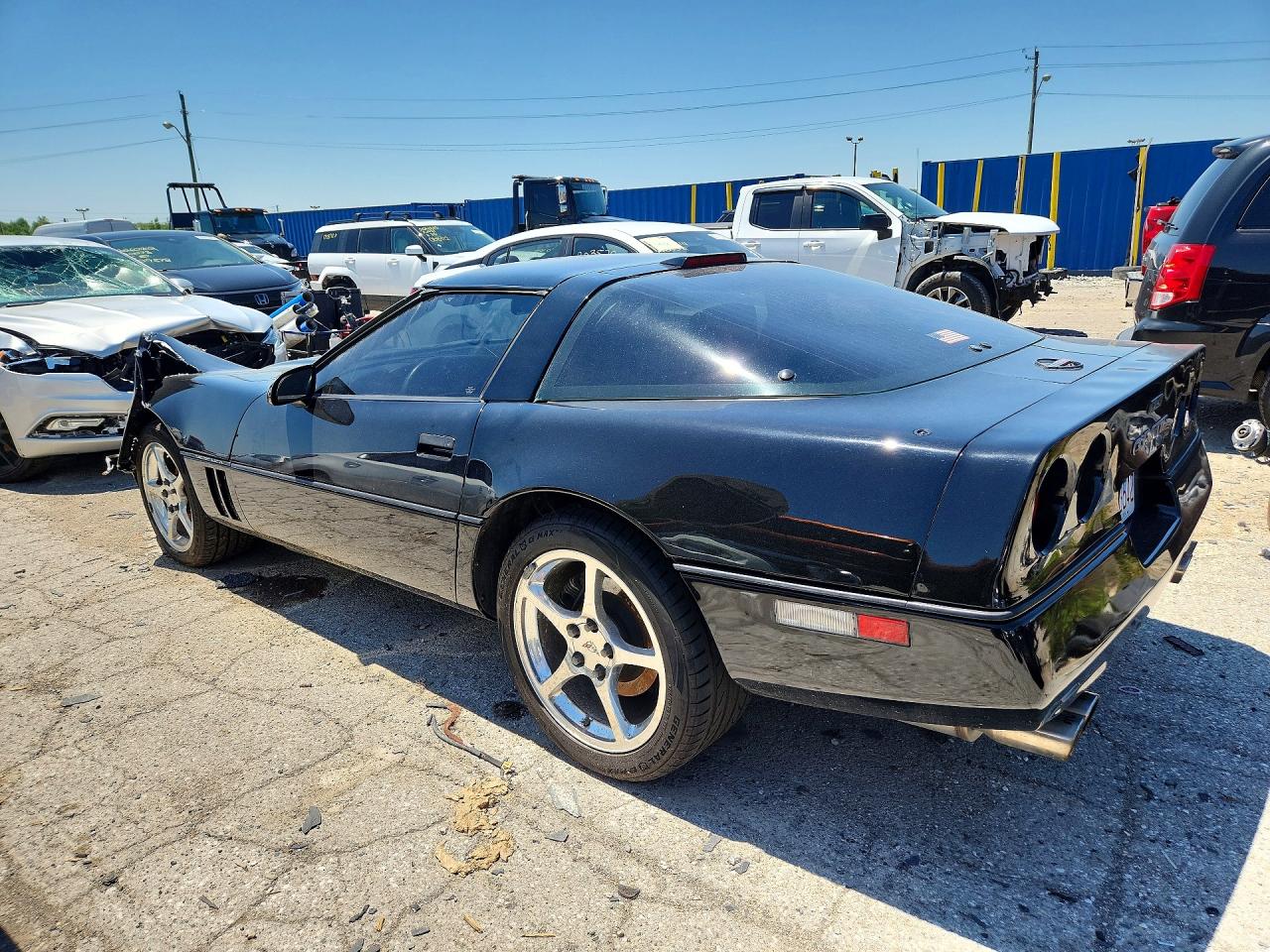 1990 Chevrolet Corvette Black vin: 1G1YY2389L5112224