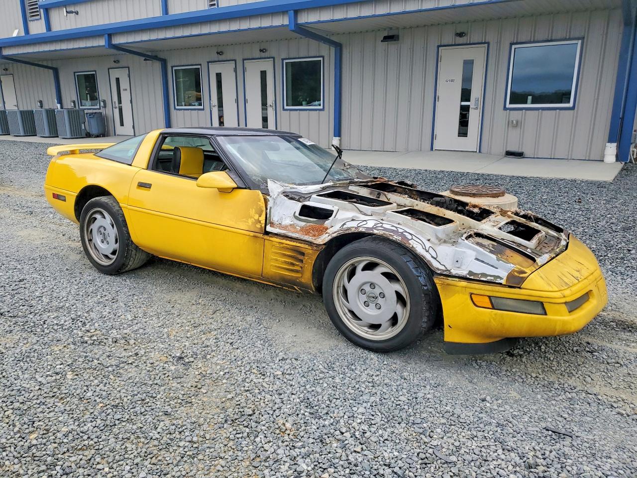 1992 Chevrolet Corvette Yellow vin: 1G1YY23P1N5100160