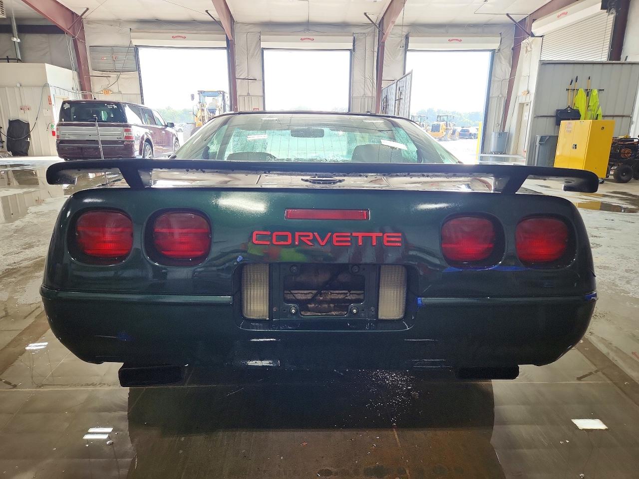1993 Chevrolet Corvette Green vin: 1G1YY23P1P5101019