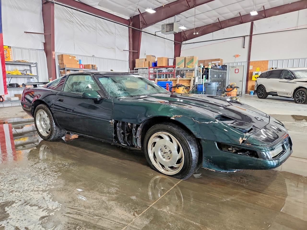 1993 Chevrolet Corvette Green vin: 1G1YY23P1P5101019