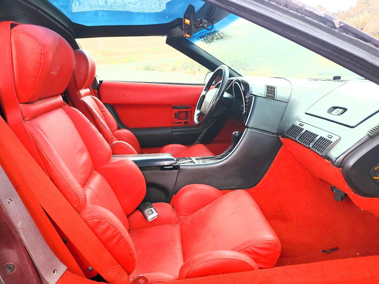 1993 Chevrolet Corvette Red vin: 1G1YY23P1P5111789