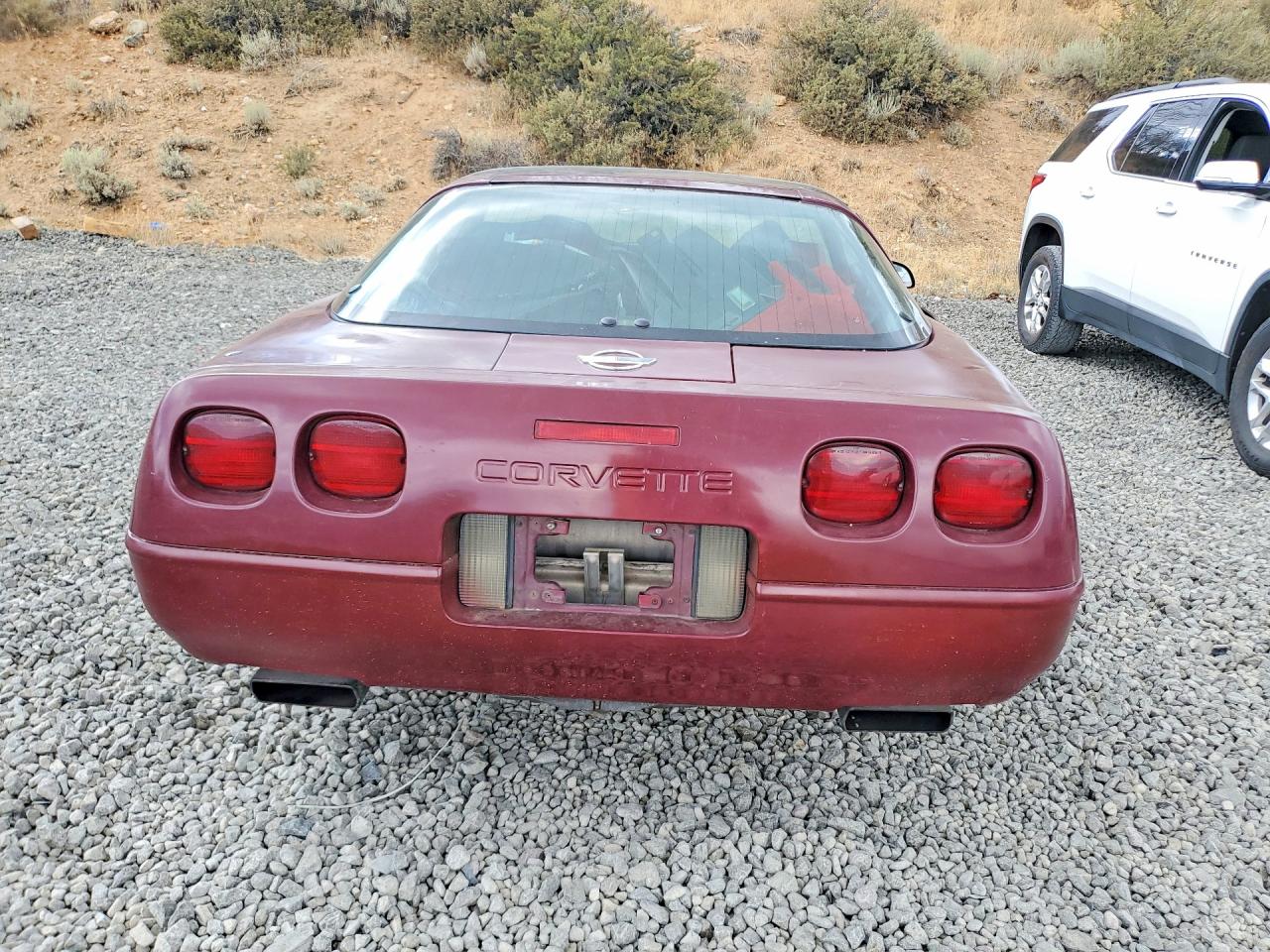 1993 Chevrolet Corvette Red vin: 1G1YY23P1P5111789