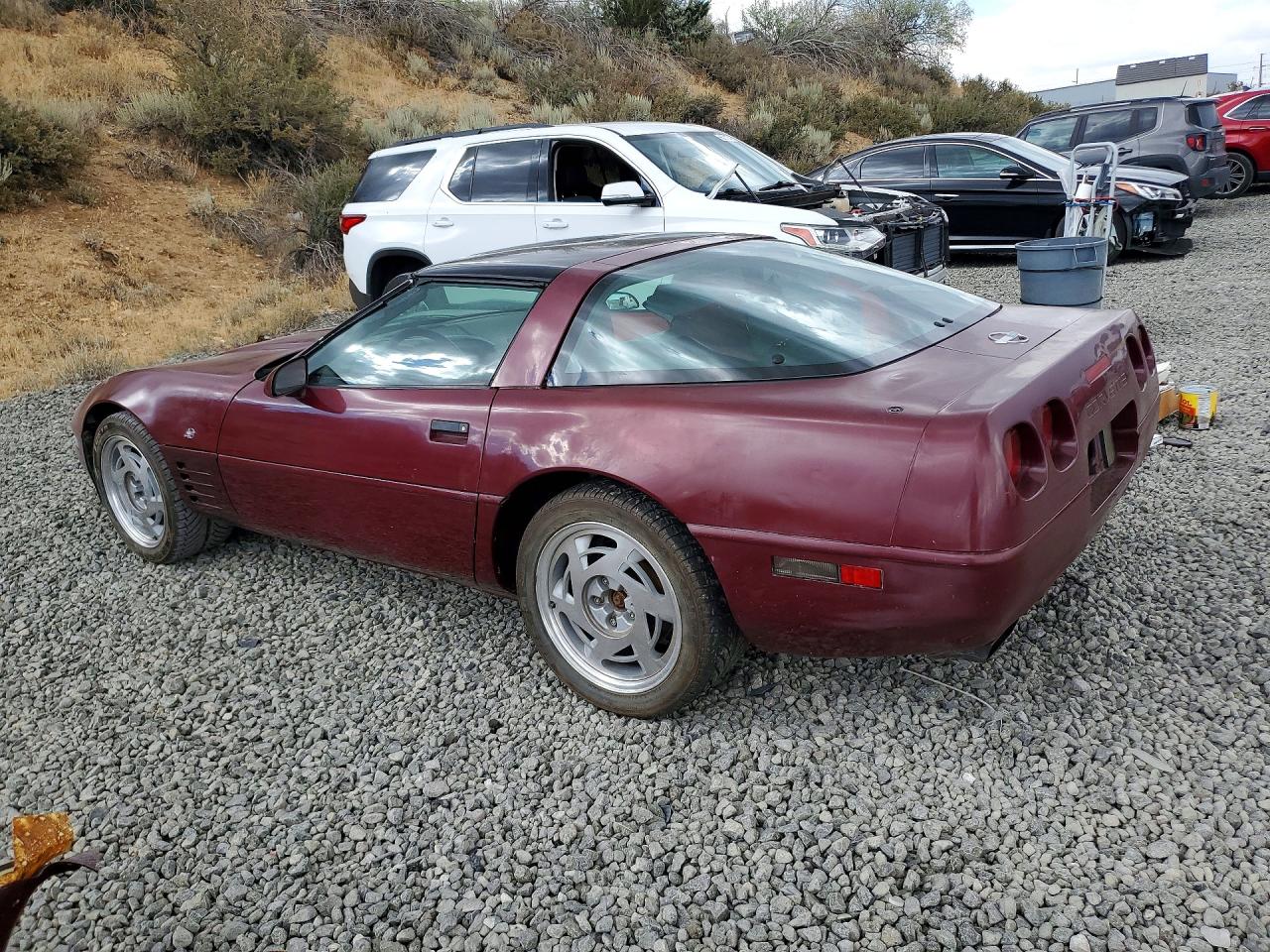 1993 Chevrolet Corvette Red vin: 1G1YY23P1P5111789