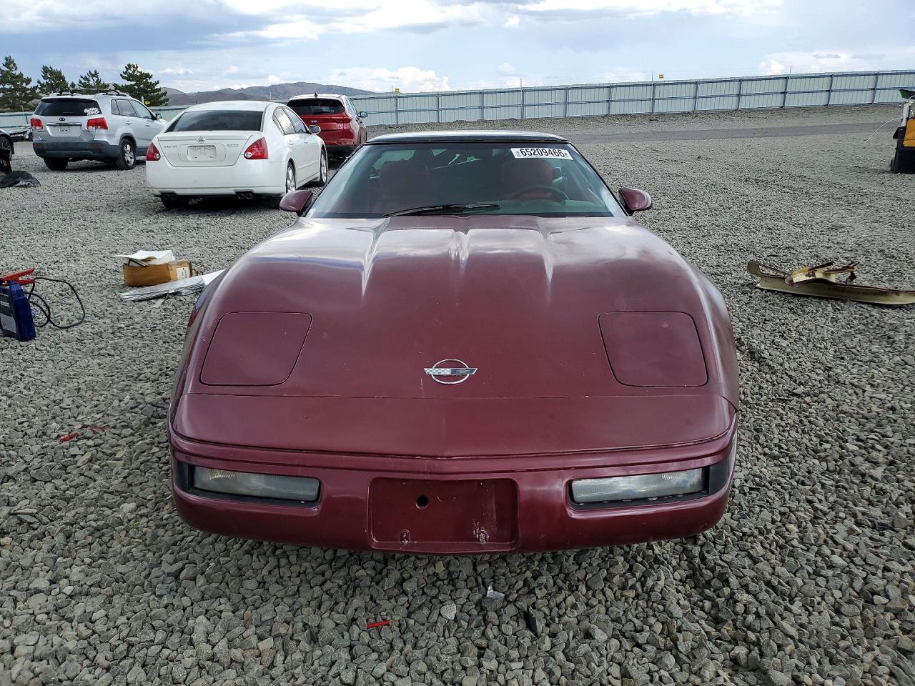1993 Chevrolet Corvette Red vin: 1G1YY23P1P5111789