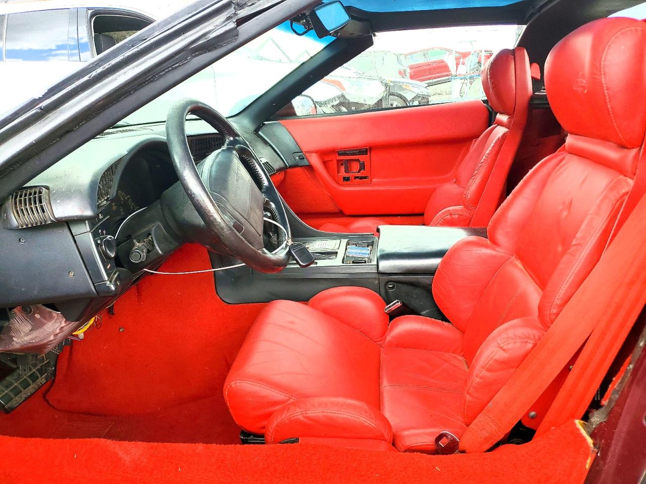 1993 Chevrolet Corvette Red vin: 1G1YY23P1P5111789