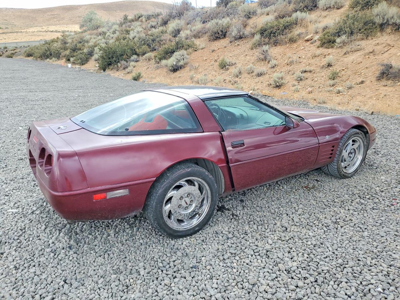 1993 Chevrolet Corvette Red vin: 1G1YY23P1P5111789