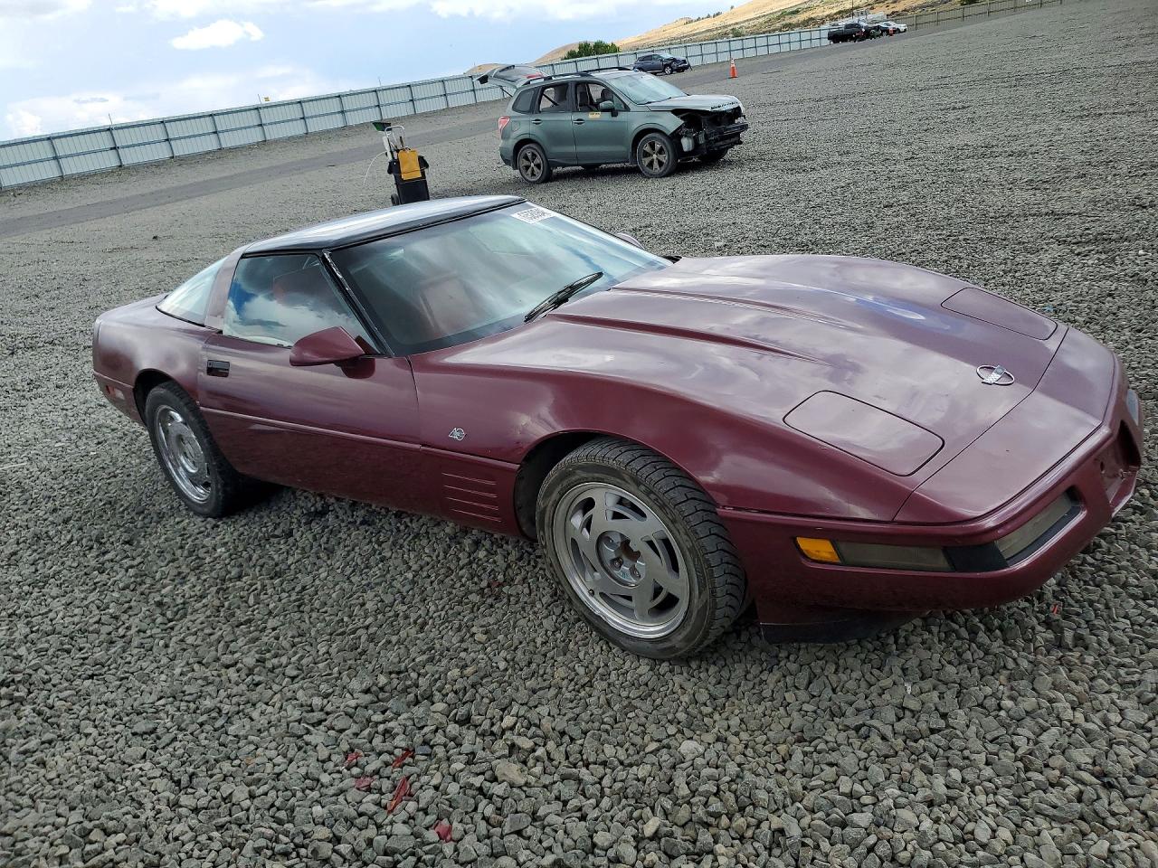 1993 Chevrolet Corvette Red vin: 1G1YY23P1P5111789