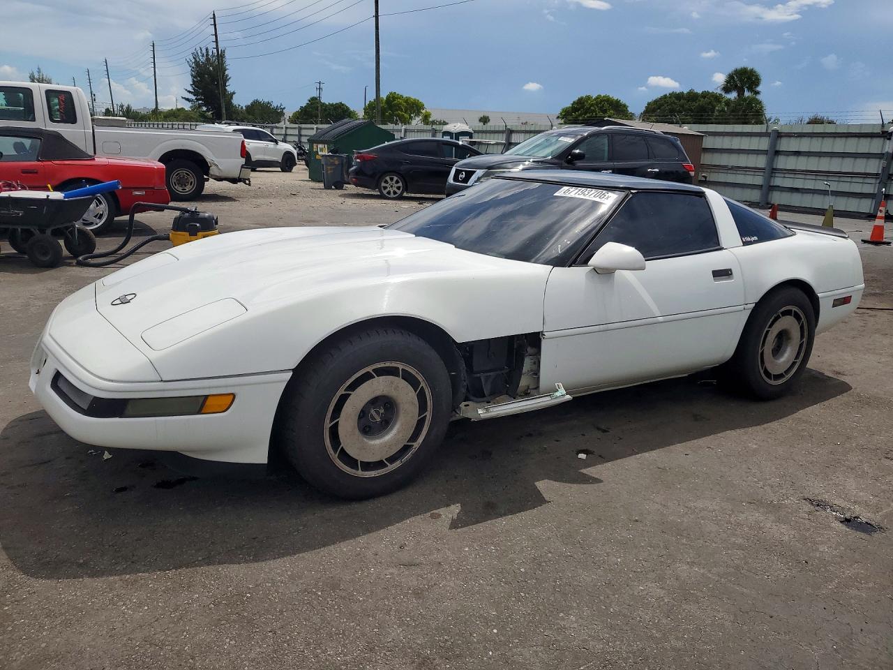 1993 Chevrolet Corvette White vin: 1G1YY23P1P5115566