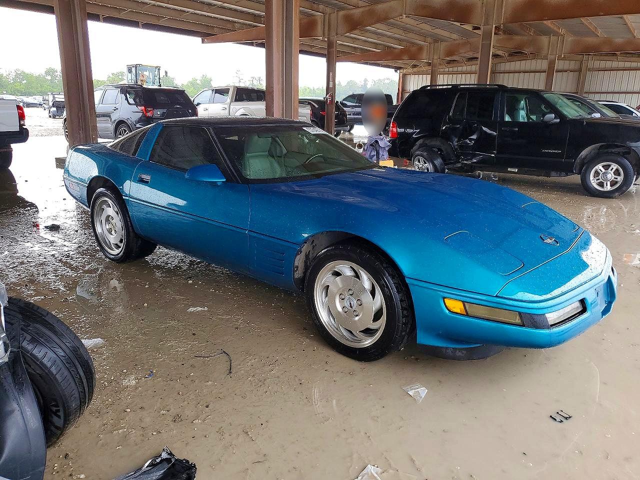 1993 Chevrolet Corvette Бирюзовый vin: 1G1YY23P3P5119506