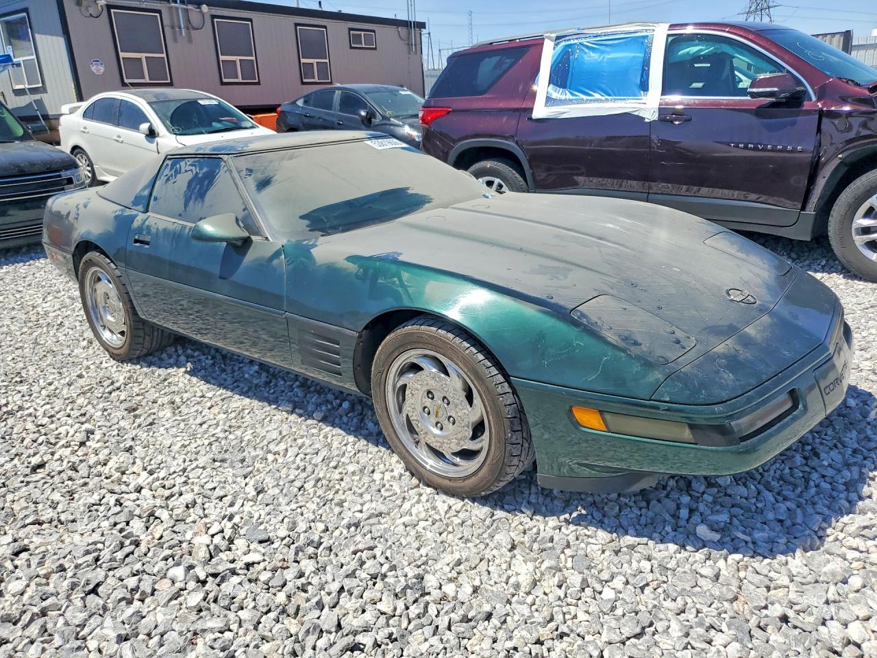 1993 Chevrolet Corvette Green vin: 1G1YY23P3P5119599