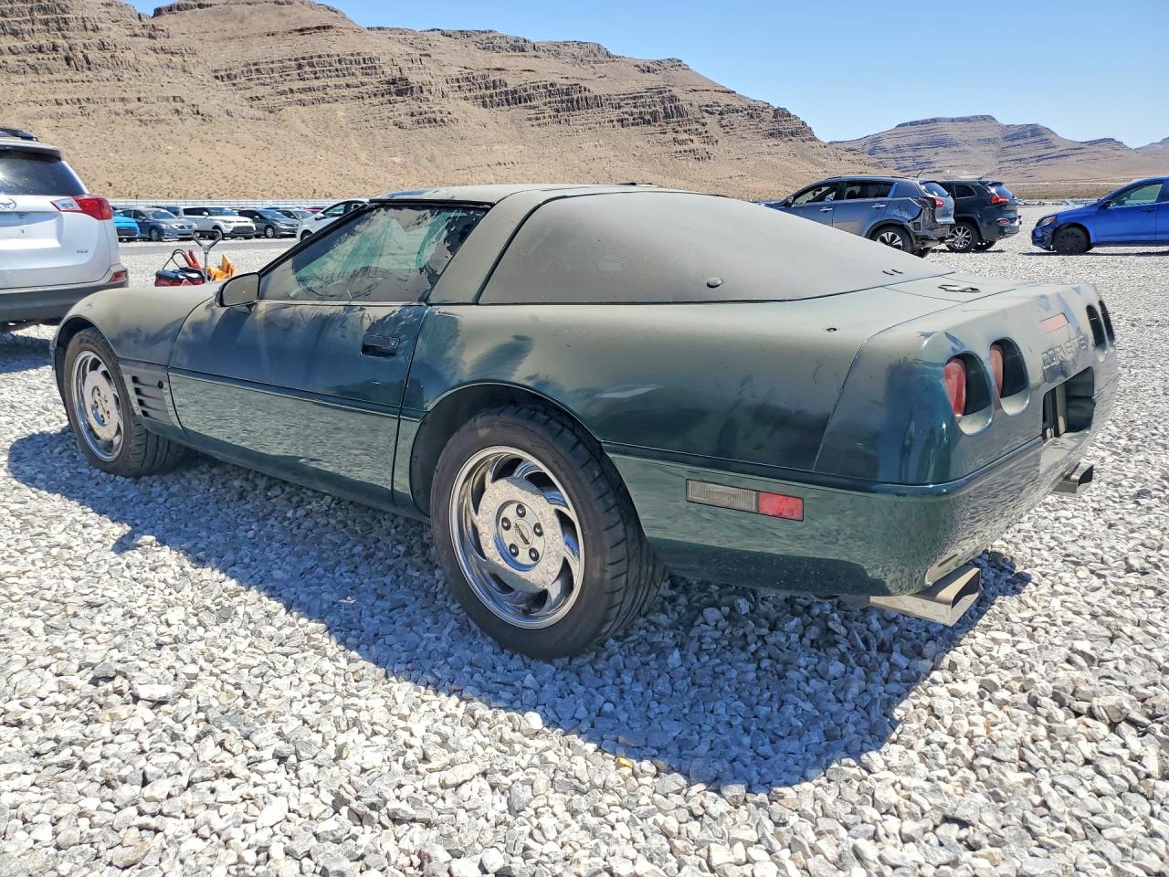 1993 Chevrolet Corvette Green vin: 1G1YY23P3P5119599