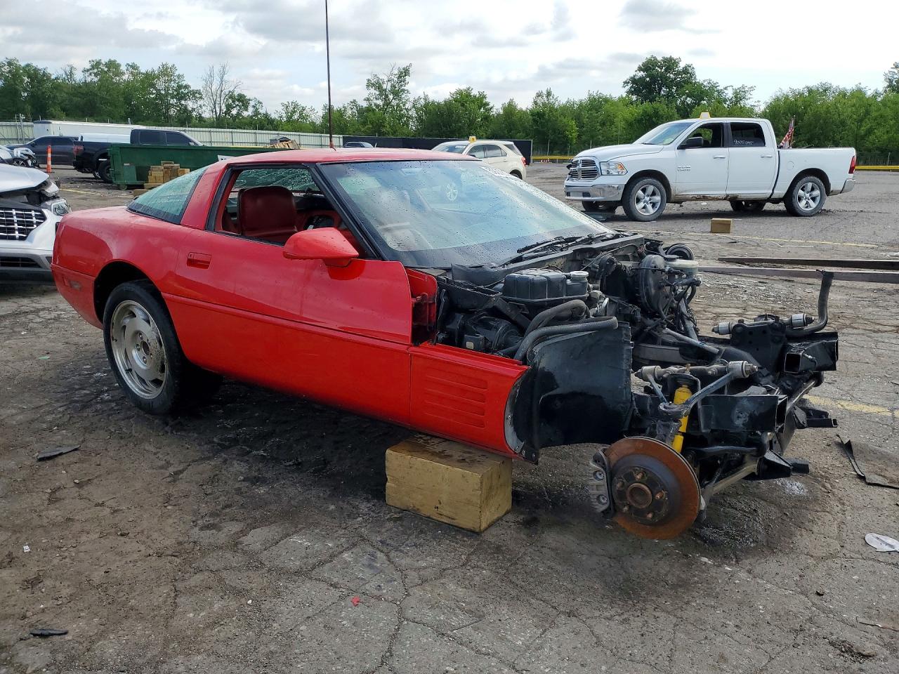 1992 Chevrolet Corvette Red vin: 1G1YY23P4N5103375