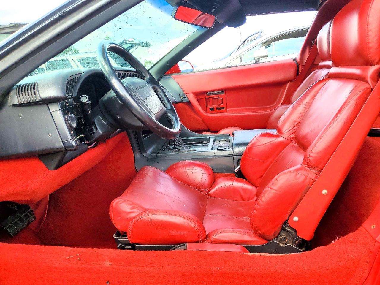 1992 Chevrolet Corvette Red vin: 1G1YY23P4N5103375