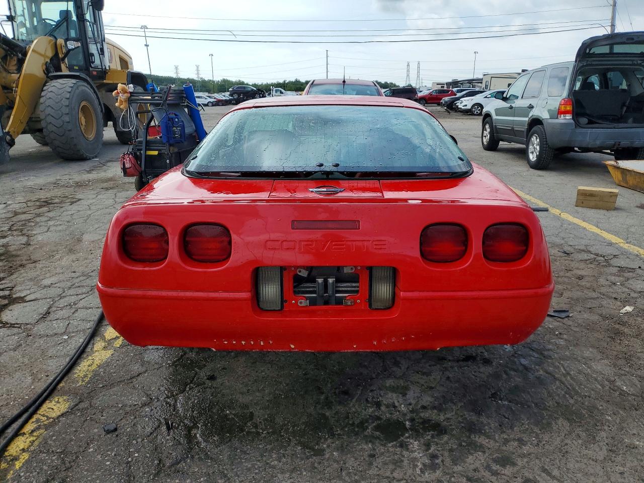 1992 Chevrolet Corvette Red vin: 1G1YY23P4N5103375