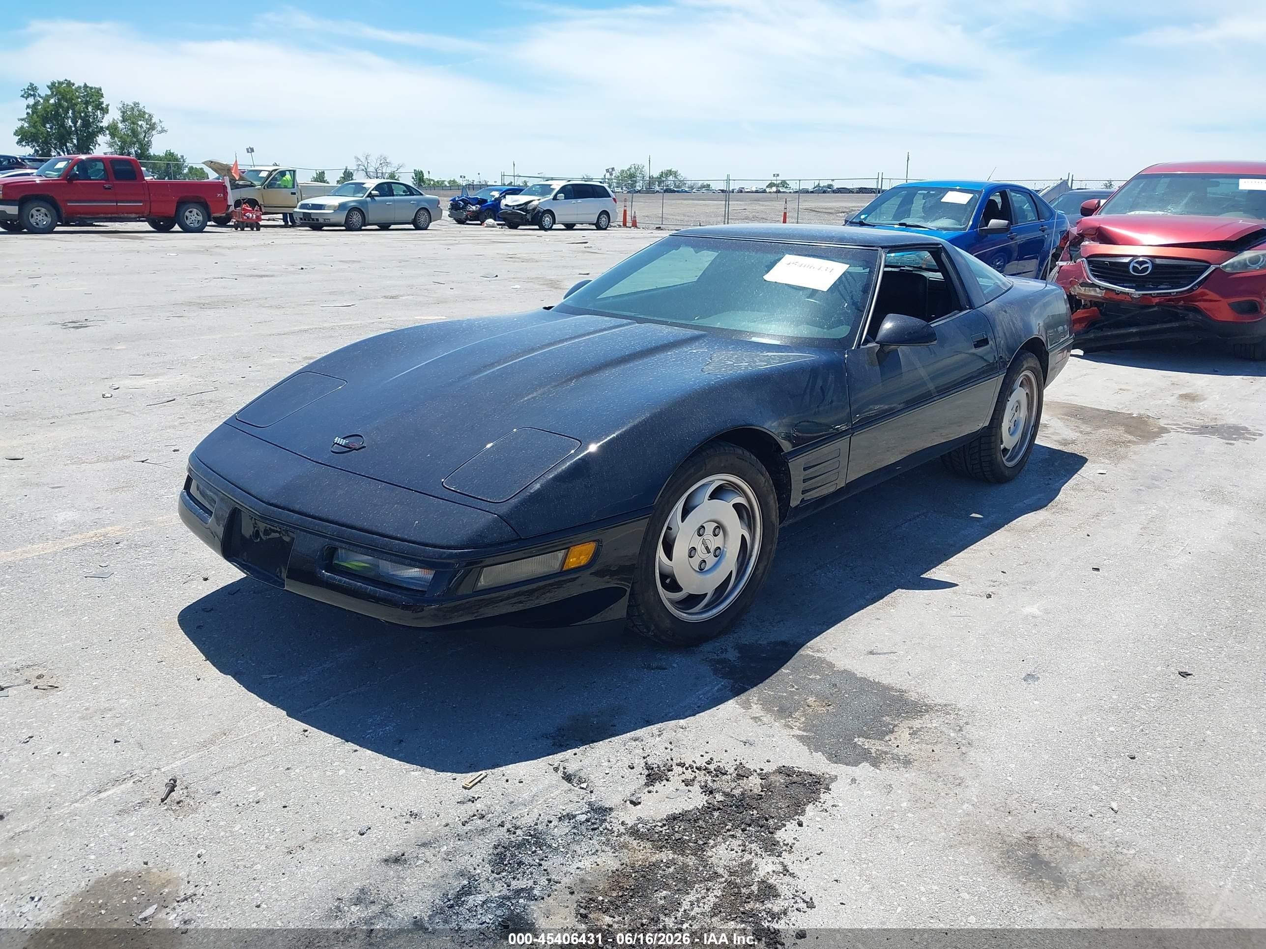 1993 Chevrolet Corvette   Black vin: 1G1YY23P4P5113309