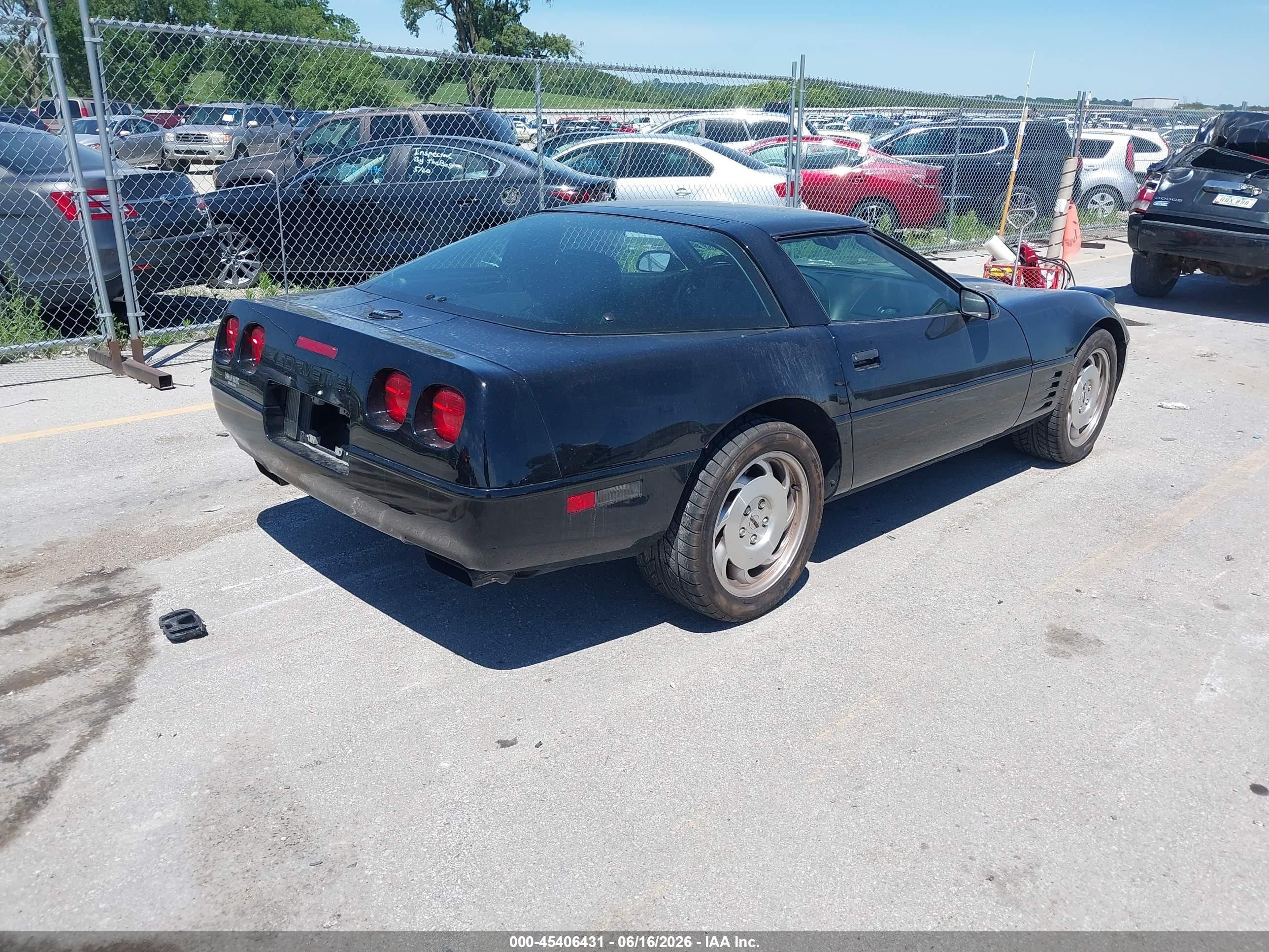 1993 Chevrolet Corvette   Black vin: 1G1YY23P4P5113309