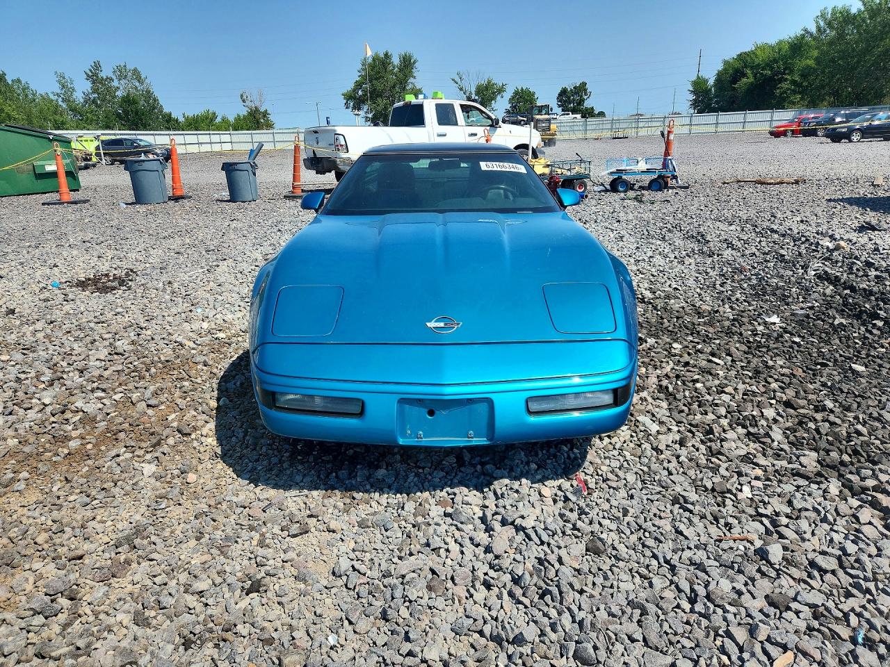 1992 Chevrolet Corvette Turquoise vin: 1G1YY23P5N5100906