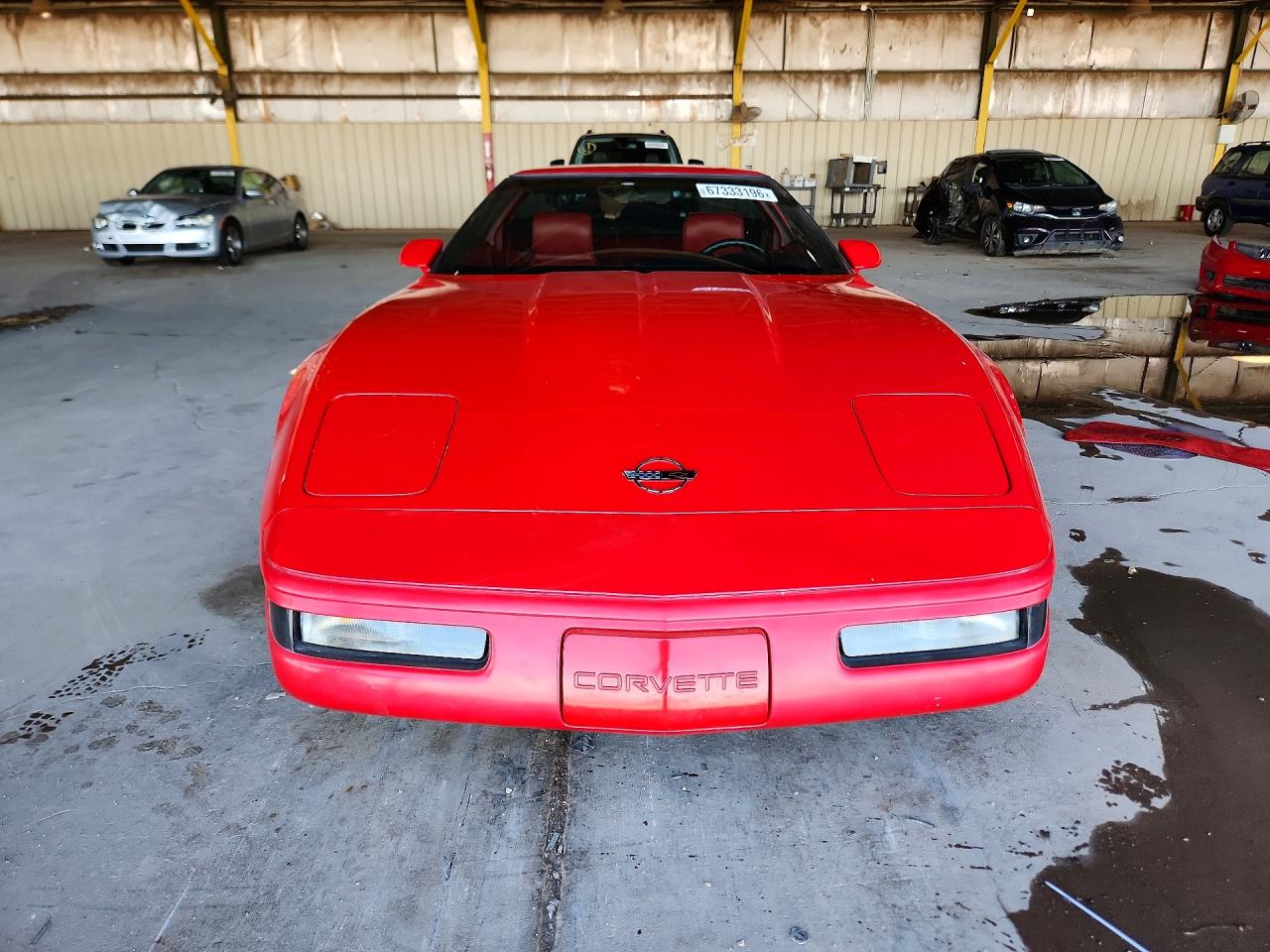 1992 Chevrolet Corvette Burgundy vin: 1G1YY23P5N5103627