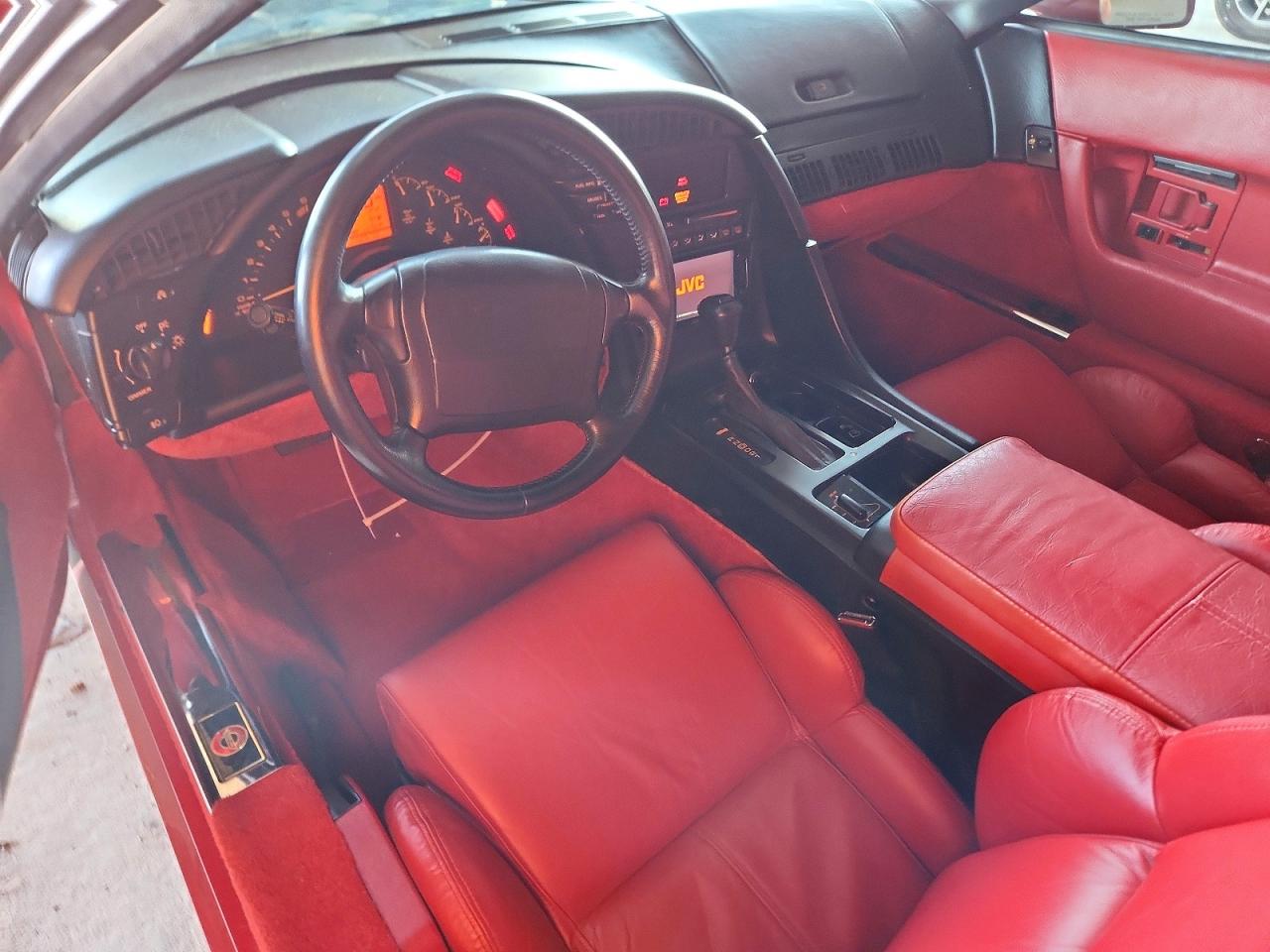 1992 Chevrolet Corvette Burgundy vin: 1G1YY23P5N5103627