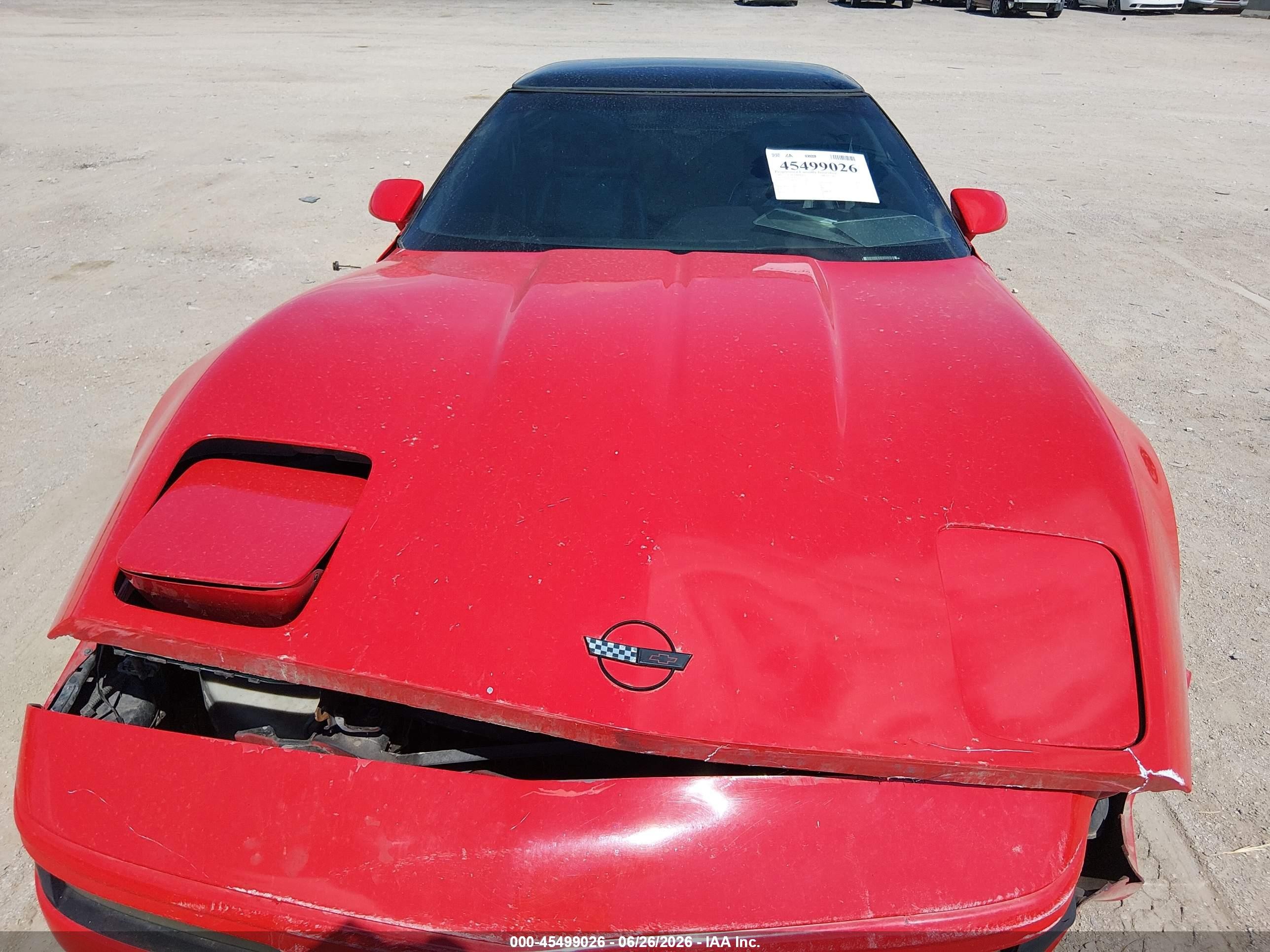 1993 Chevrolet Corvette   Red vin: 1G1YY23P5P5115313