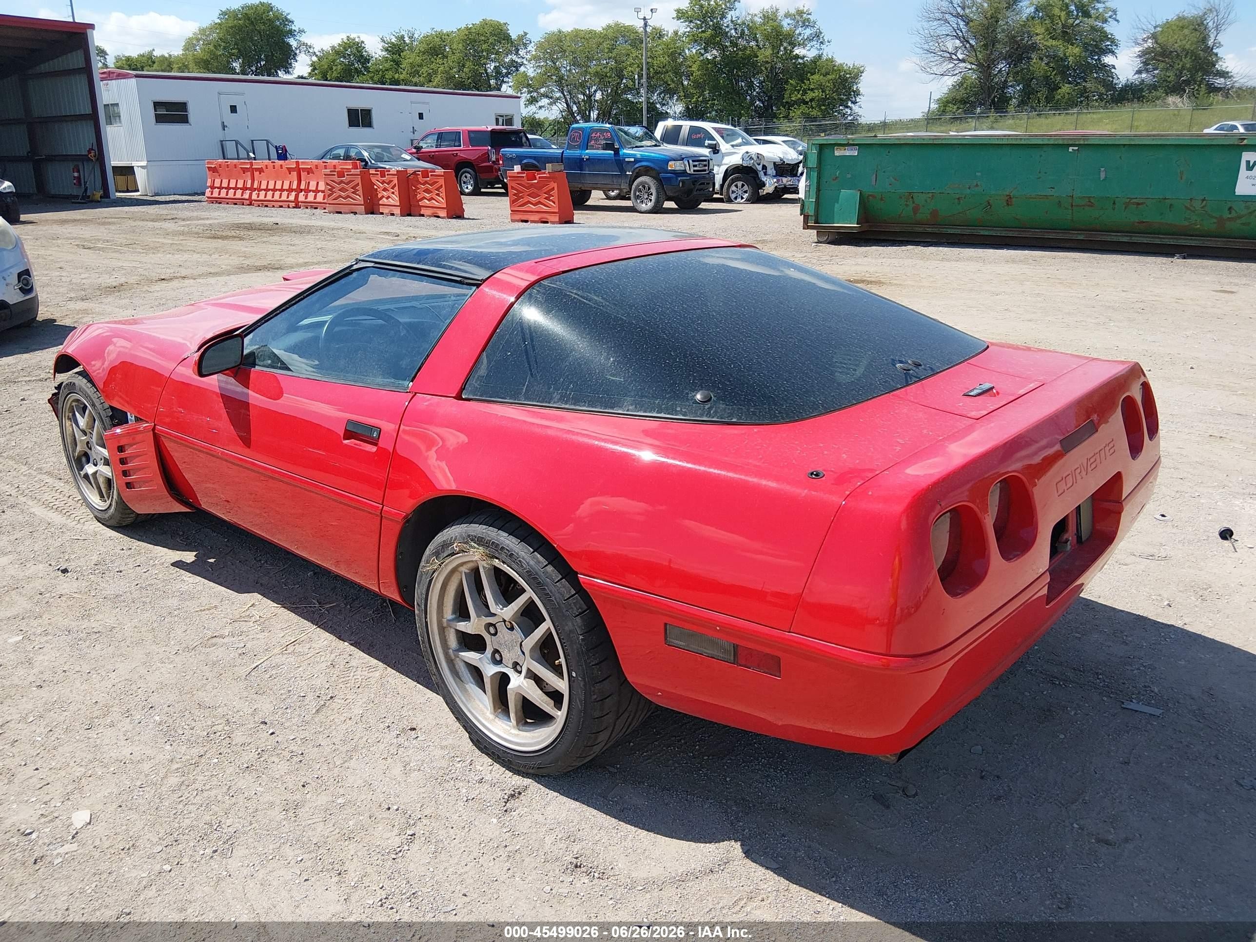1993 Chevrolet Corvette   Red vin: 1G1YY23P5P5115313
