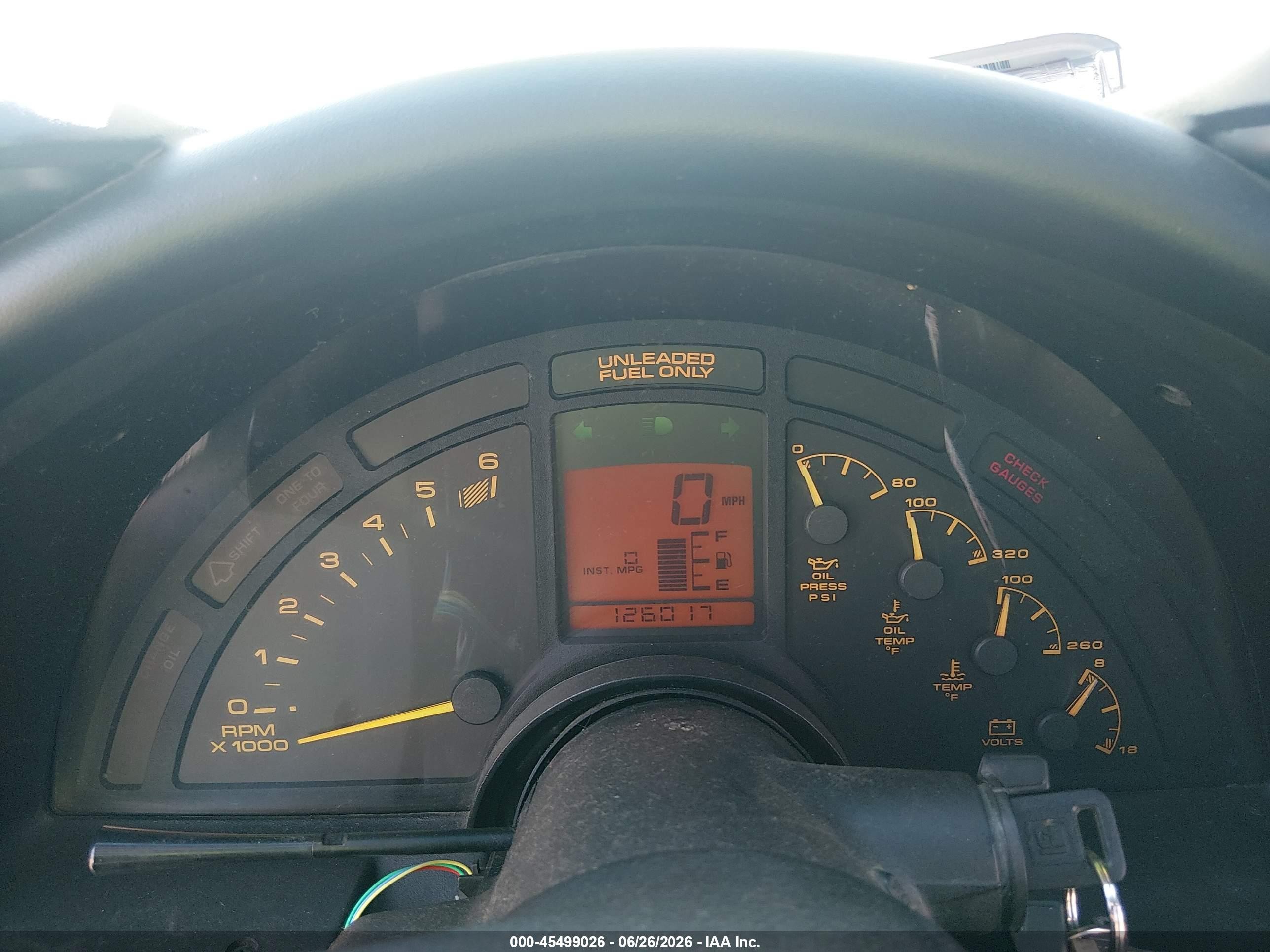 1993 Chevrolet Corvette   Red vin: 1G1YY23P5P5115313