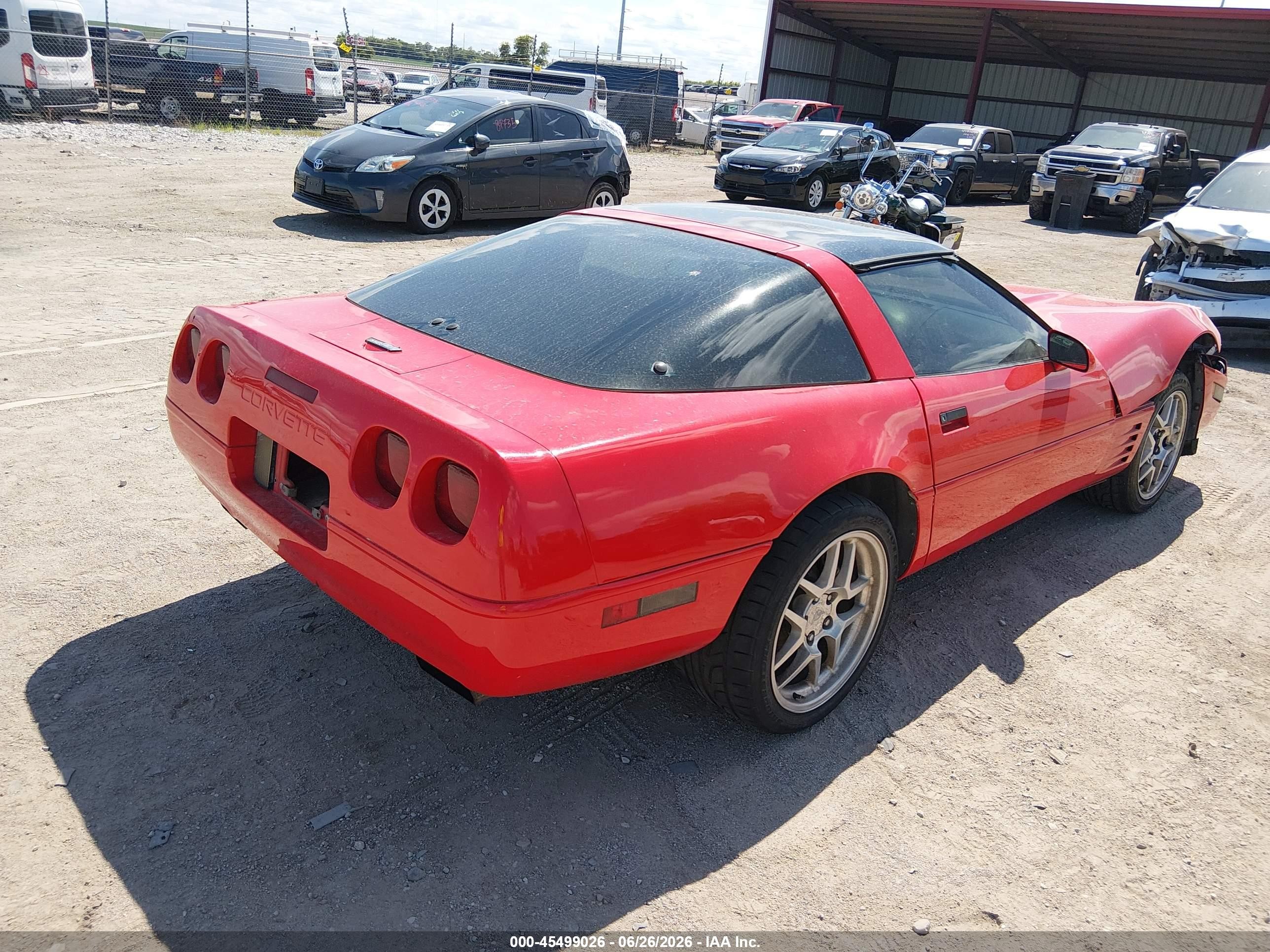 1993 Chevrolet Corvette   Red vin: 1G1YY23P5P5115313