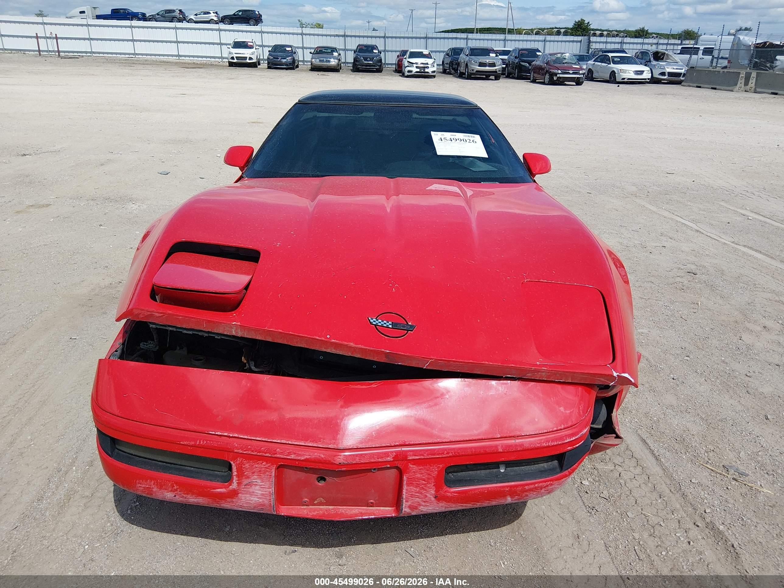 1993 Chevrolet Corvette   Red vin: 1G1YY23P5P5115313