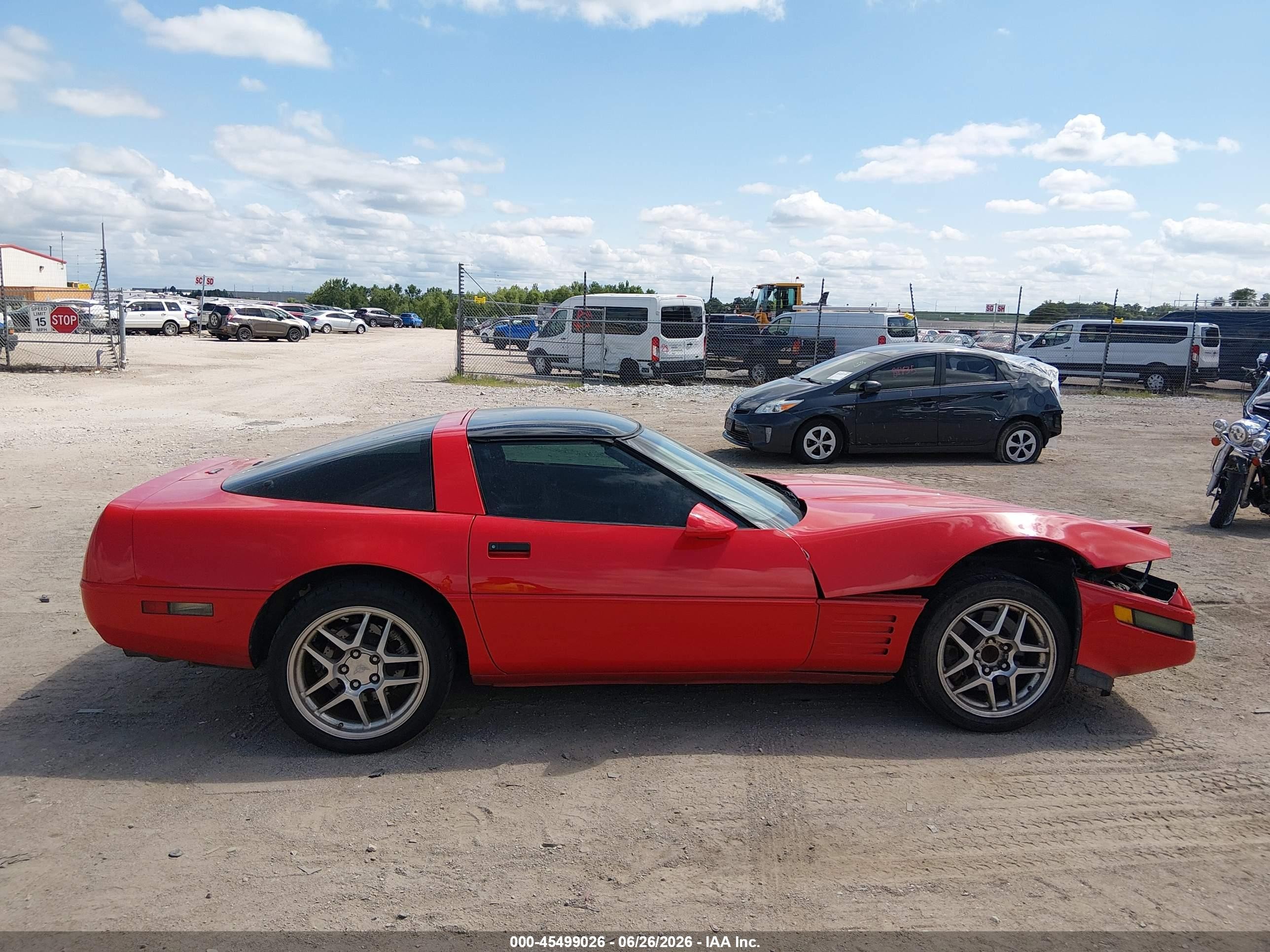 1993 Chevrolet Corvette   Red vin: 1G1YY23P5P5115313