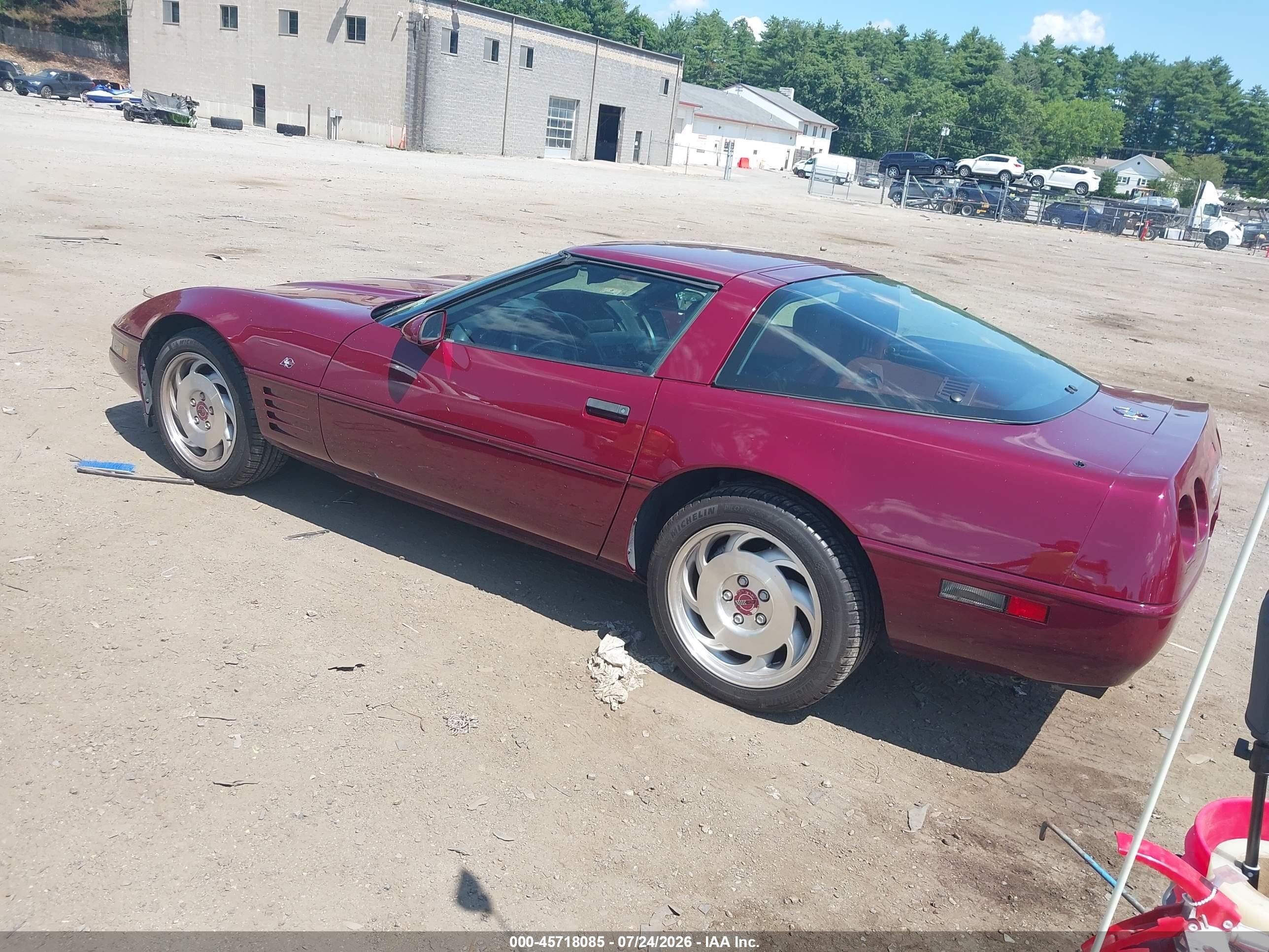 1993 Chevrolet Corvette   Красный vin: 1G1YY23P5P5117773