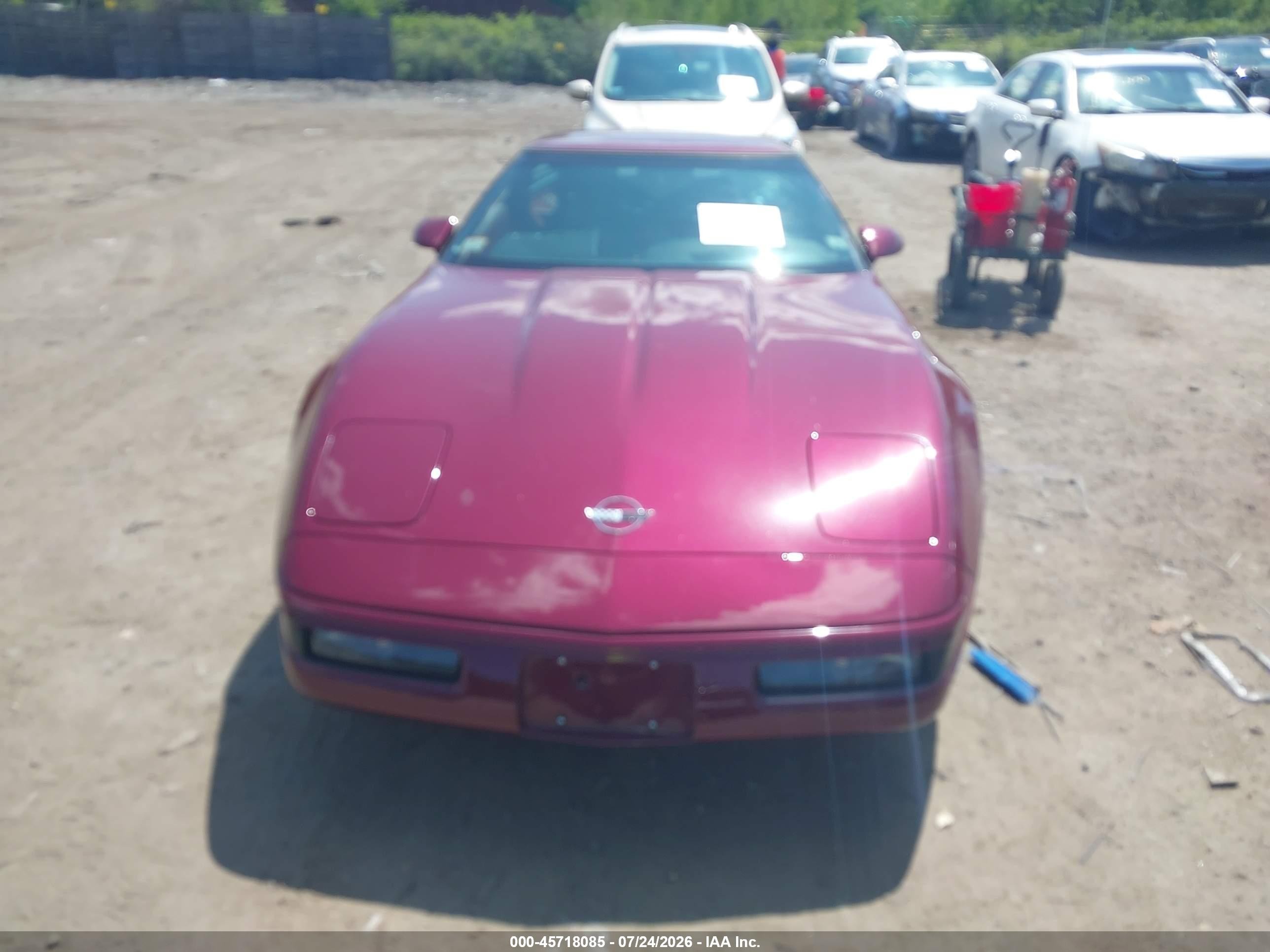 1993 Chevrolet Corvette   Красный vin: 1G1YY23P5P5117773