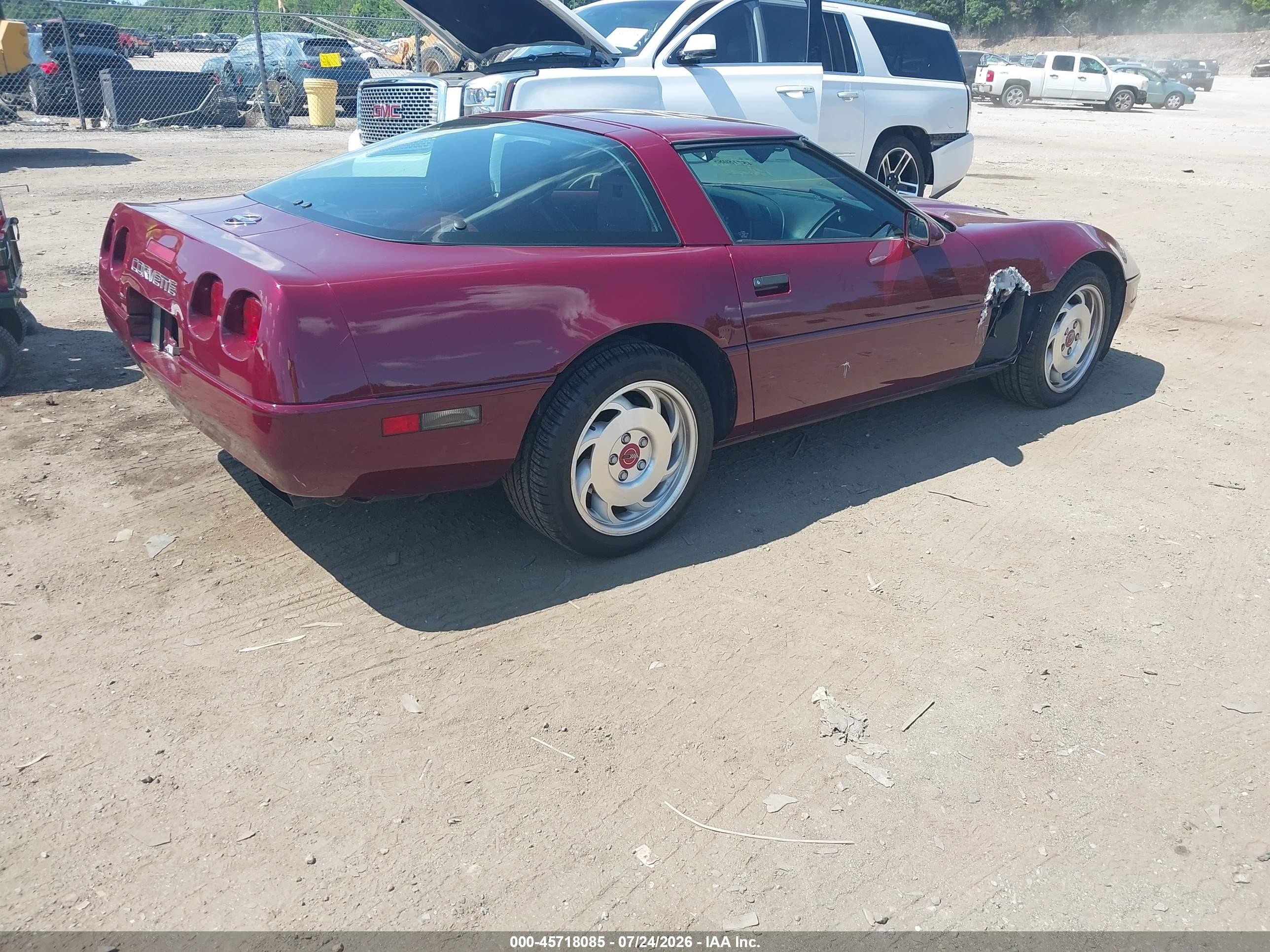 1993 Chevrolet Corvette   Красный vin: 1G1YY23P5P5117773