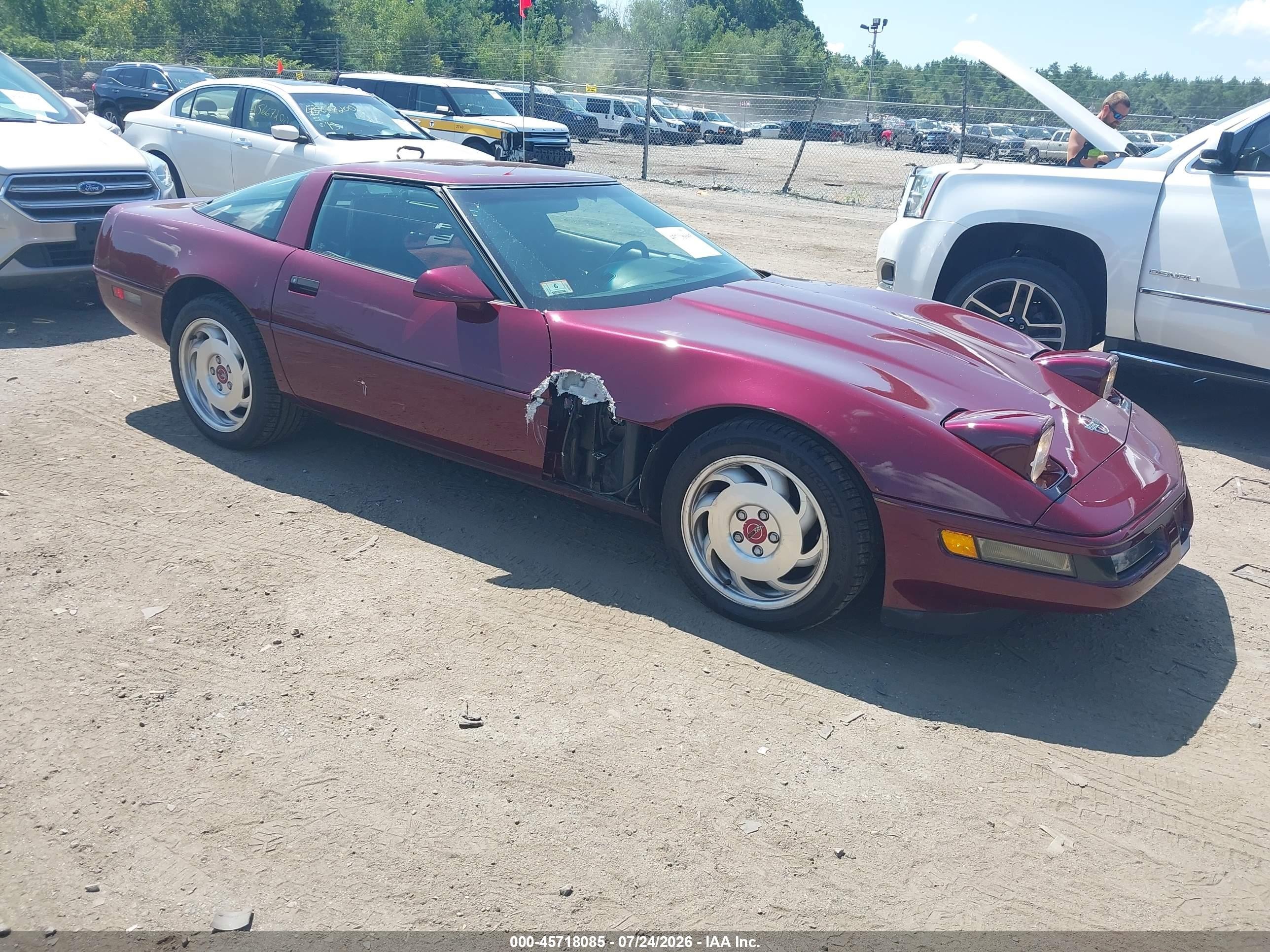 1993 Chevrolet Corvette   Красный vin: 1G1YY23P5P5117773