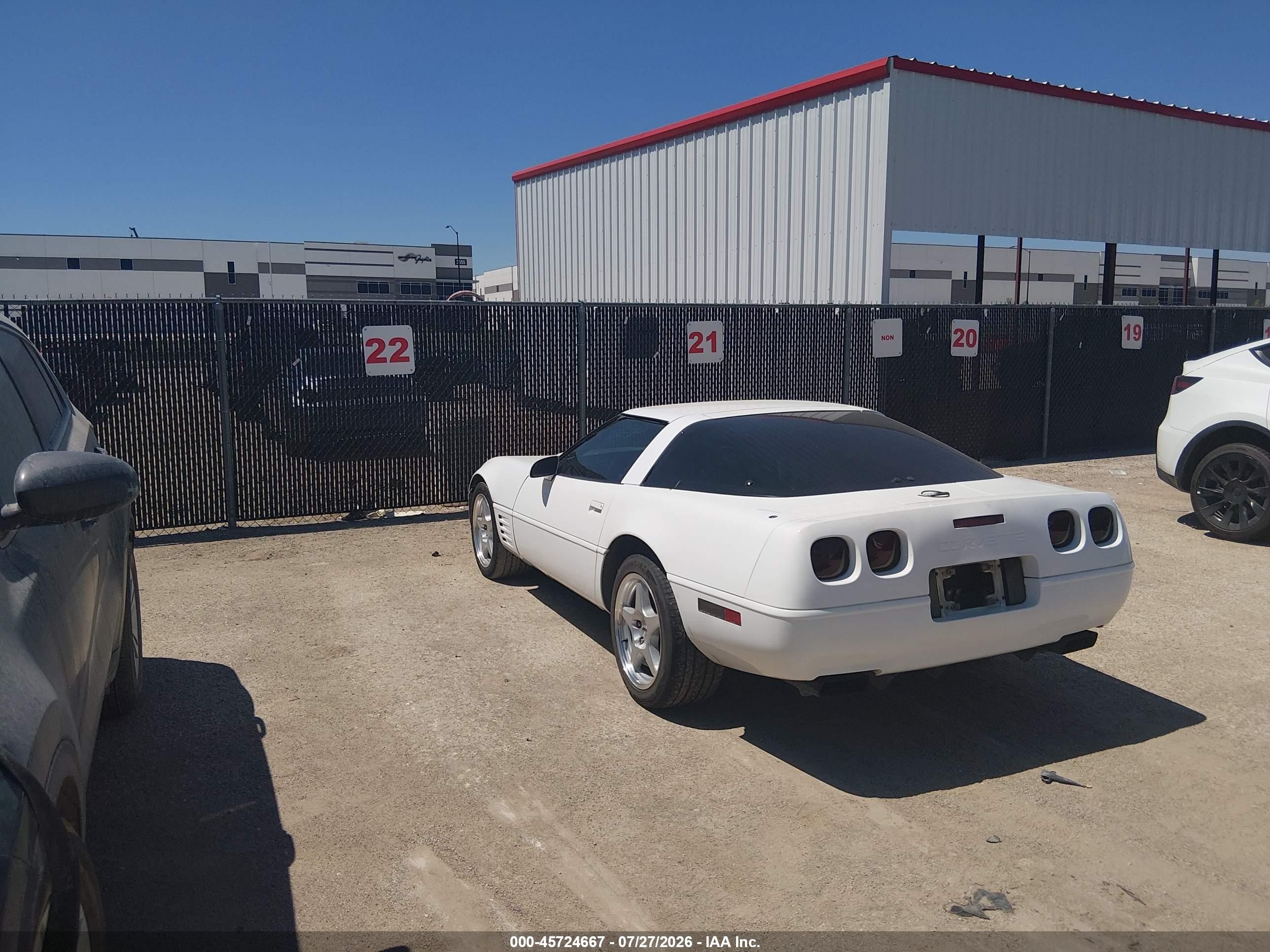 1993 Chevrolet Corvette   White vin: 1G1YY23P7P5109562