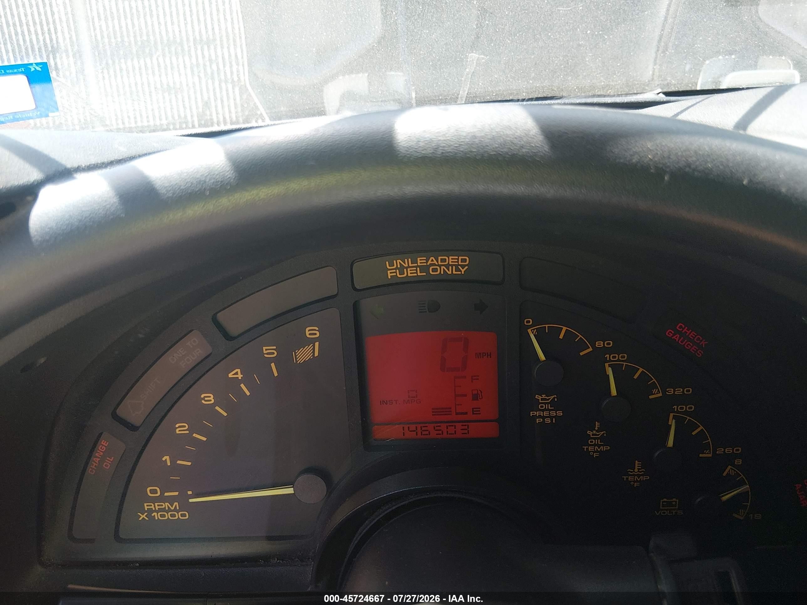 1993 Chevrolet Corvette   White vin: 1G1YY23P7P5109562