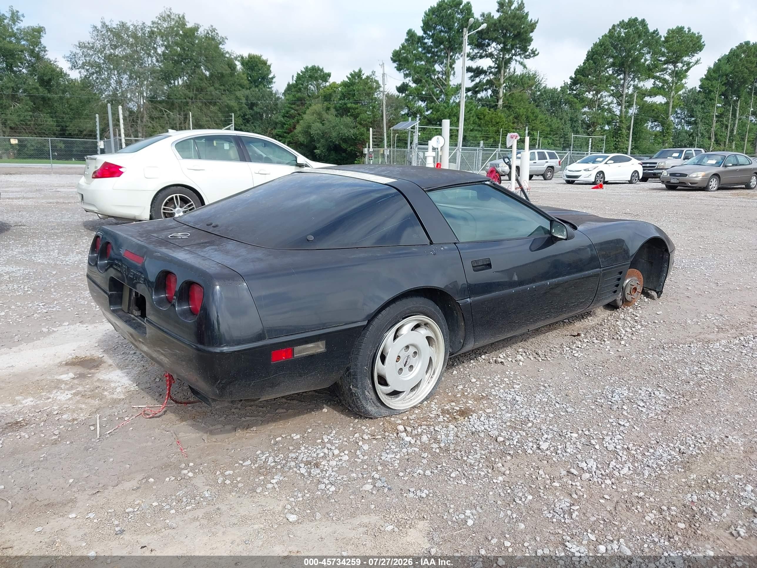 1992 Chevrolet Corvette   Черный vin: 1G1YY23P8N5116937