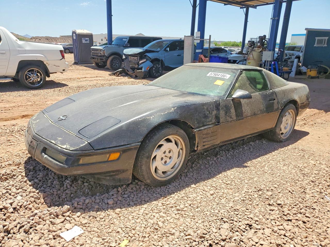 1992 Chevrolet Corvette Gray vin: 1G1YY23P9N5106014