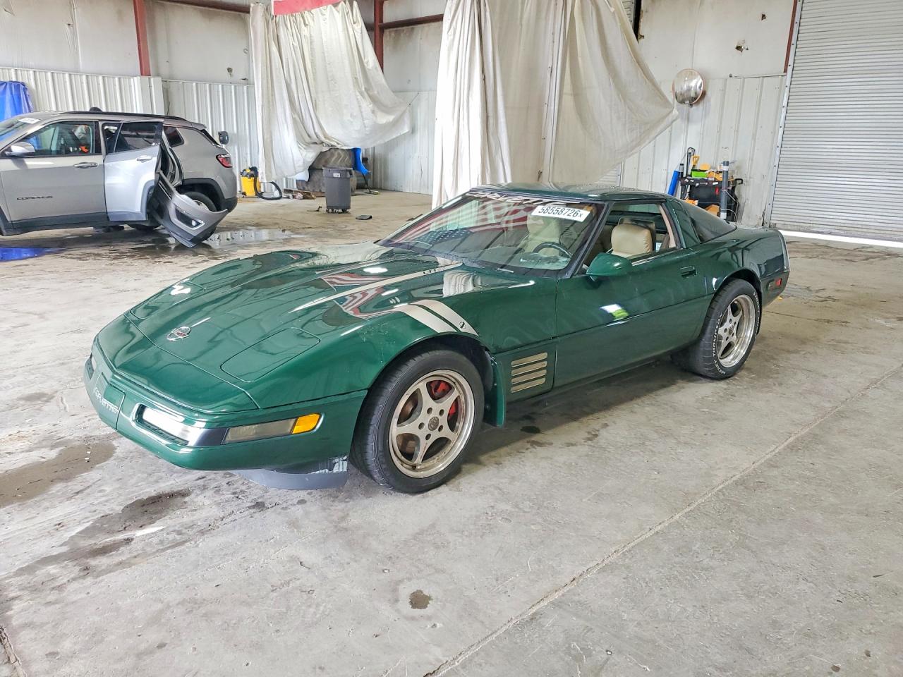 1992 Chevrolet Corvette Green vin: 1G1YY23P9N5110449