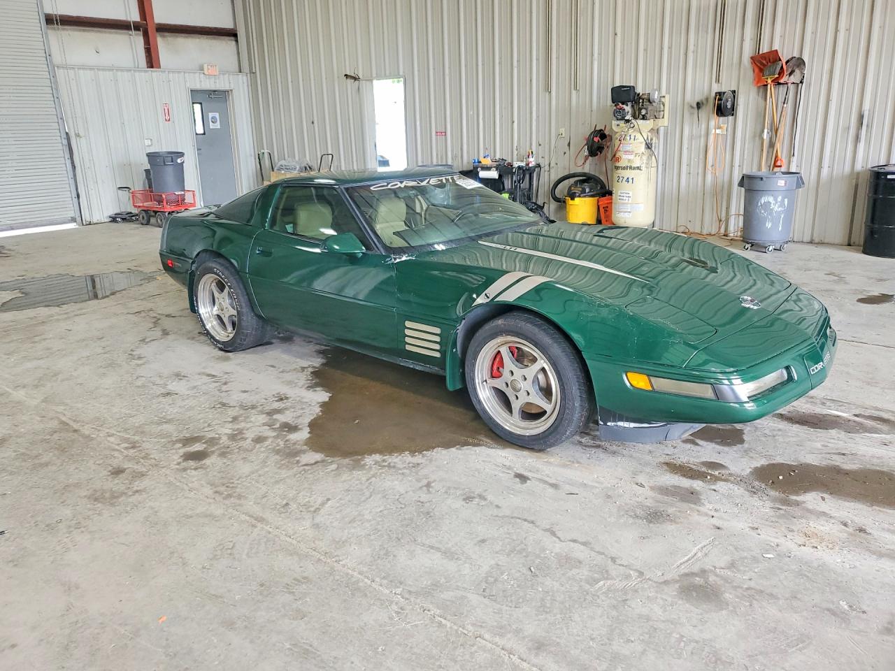 1992 Chevrolet Corvette Green vin: 1G1YY23P9N5110449
