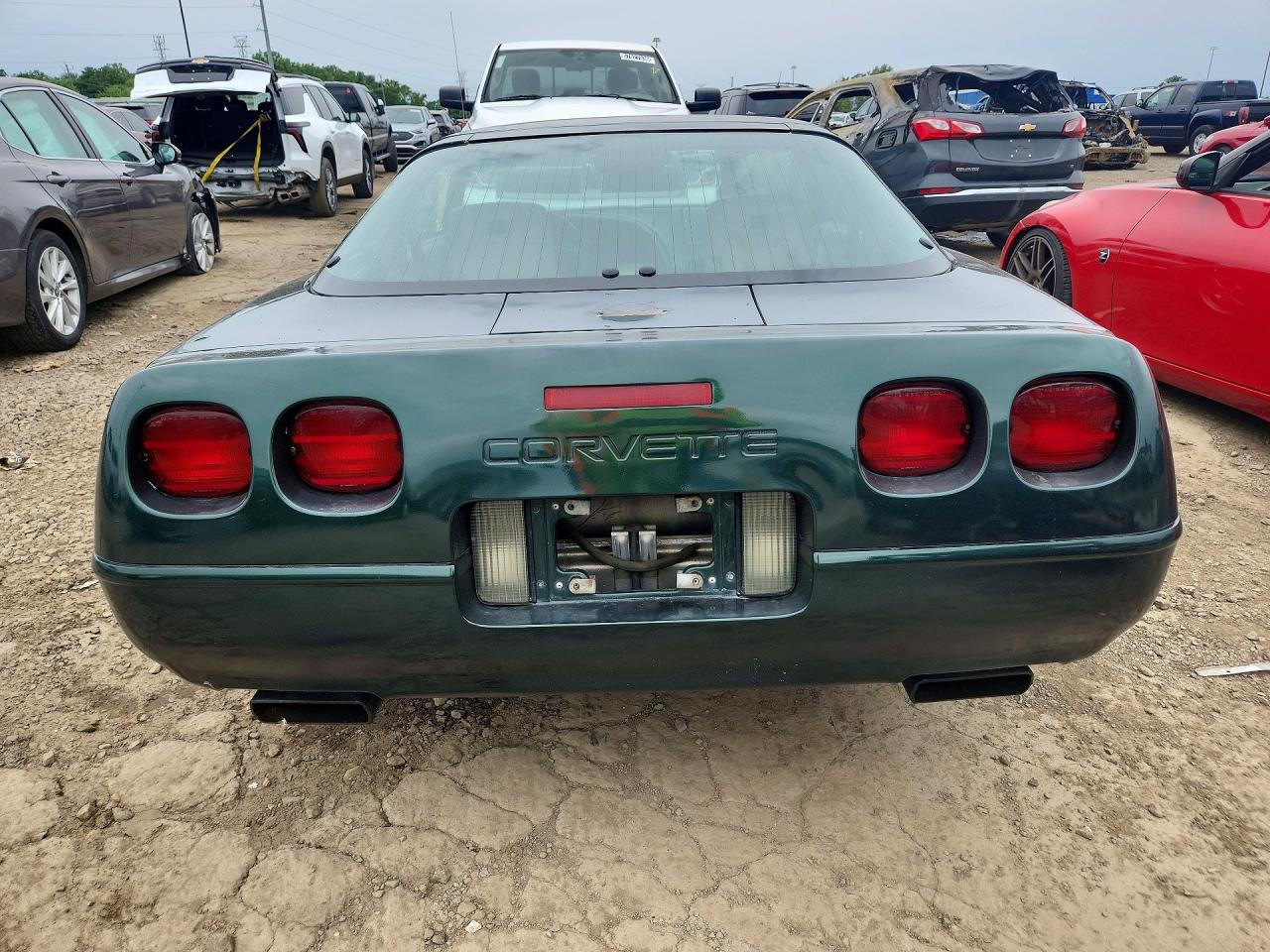 1992 Chevrolet Corvette Green vin: 1G1YY23P9N5117871