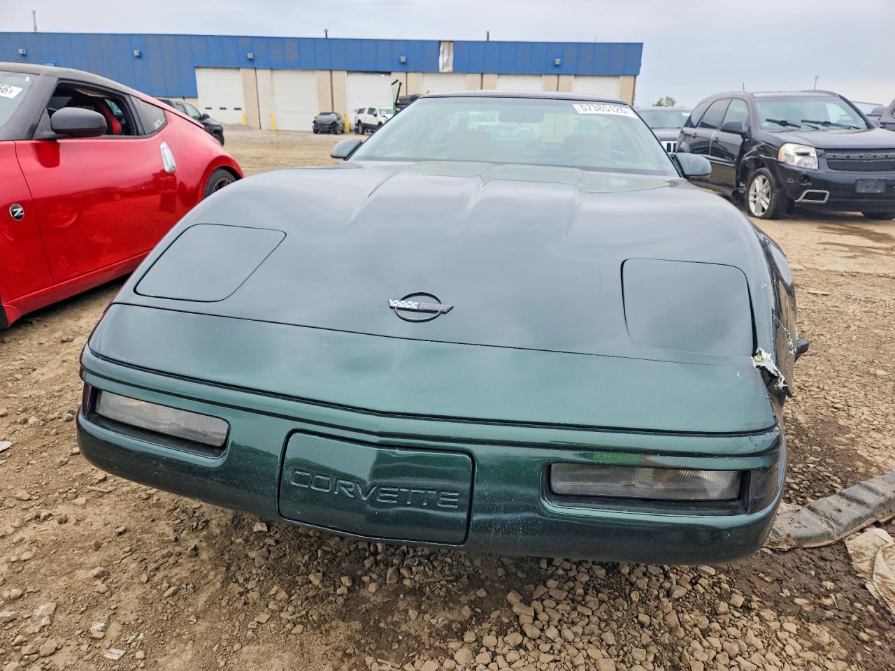 1992 Chevrolet Corvette Green vin: 1G1YY23P9N5117871