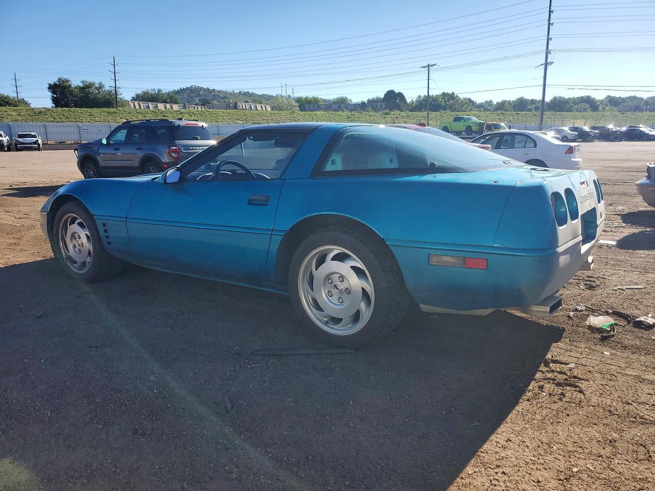 1993 Chevrolet Corvette Turquoise vin: 1G1YY23P9P5102807