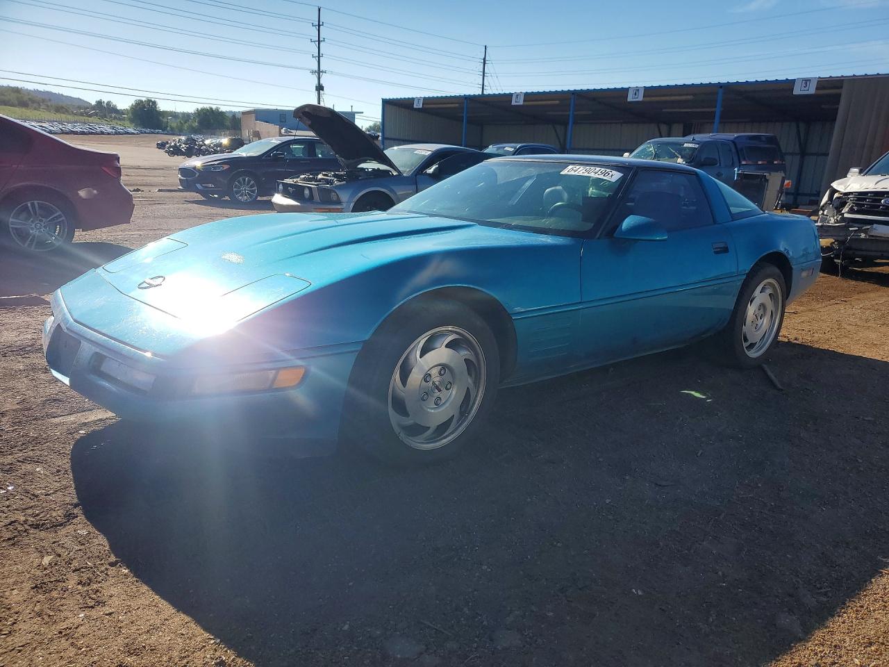 1993 Chevrolet Corvette Turquoise vin: 1G1YY23P9P5102807