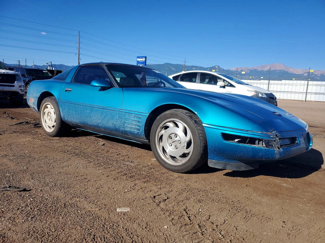 1993 Chevrolet Corvette Turquoise vin: 1G1YY23P9P5102807